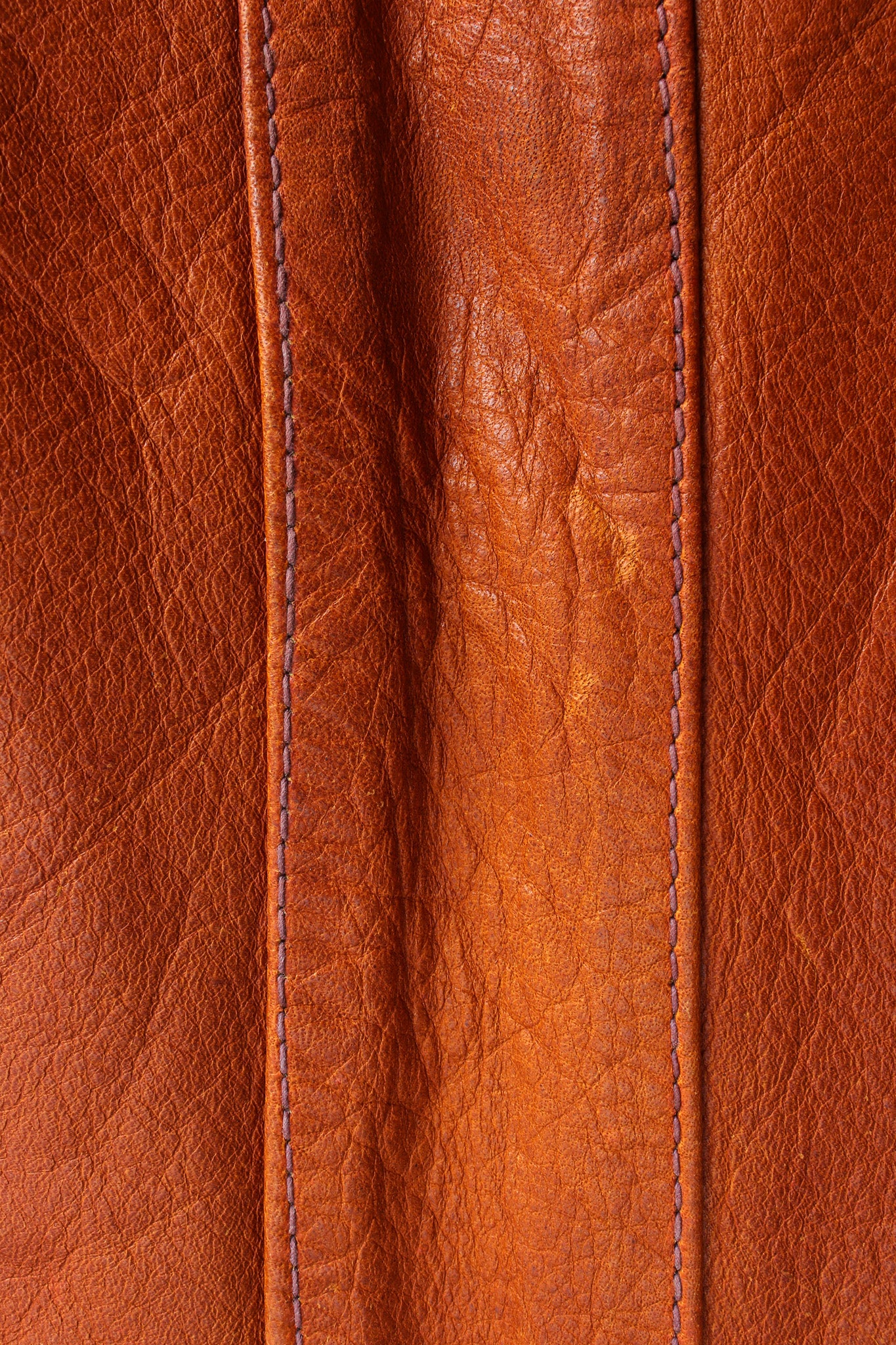 Floral Appliqué Leather Jacket - Image 11