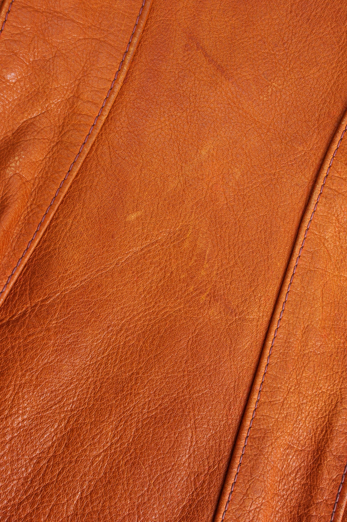 Floral Appliqué Leather Jacket - Image 15
