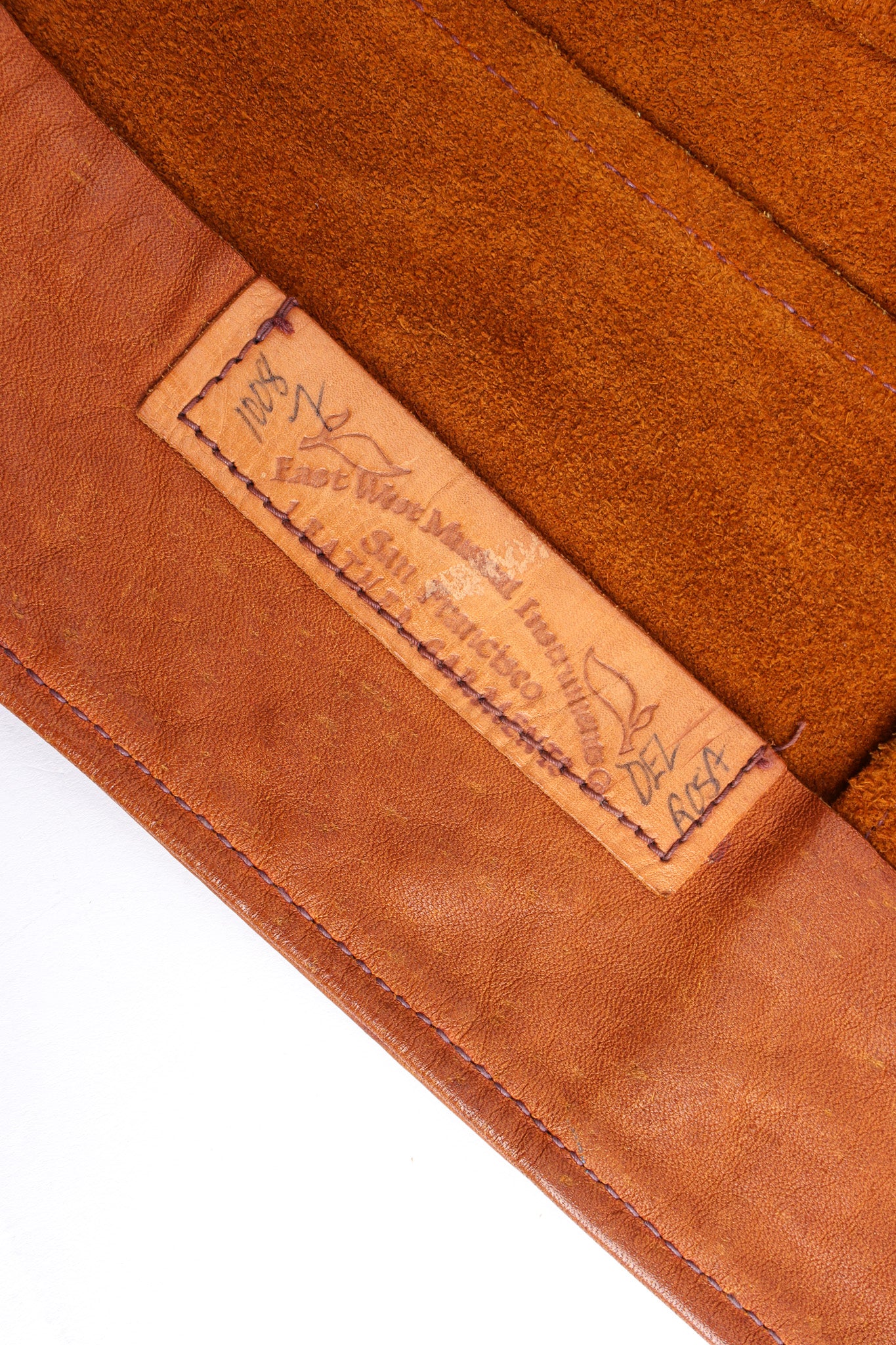 Floral Appliqué Leather Jacket - Image 16