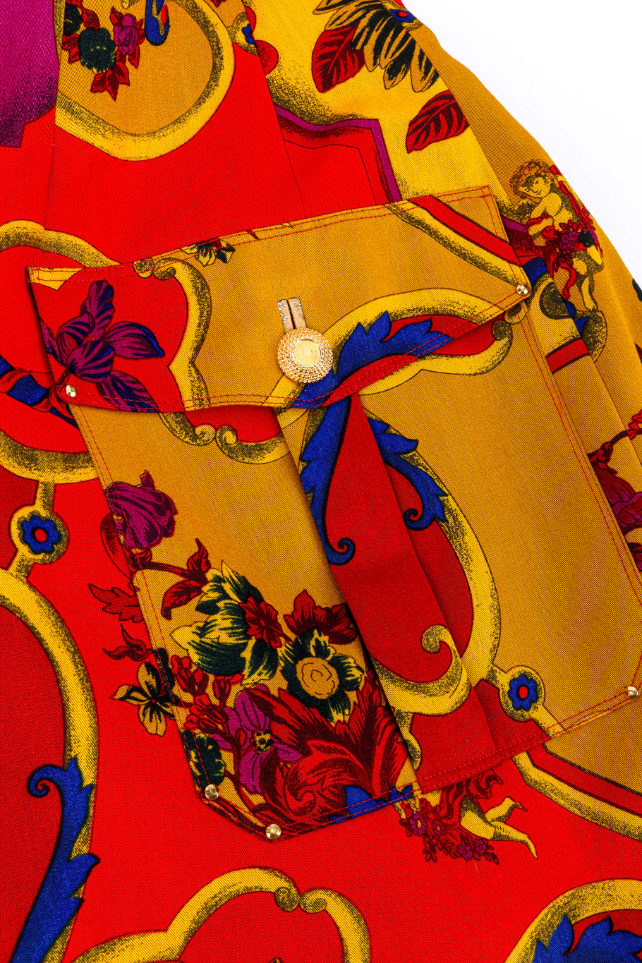 Floral Baroque Jacket and Short Set - Image 10