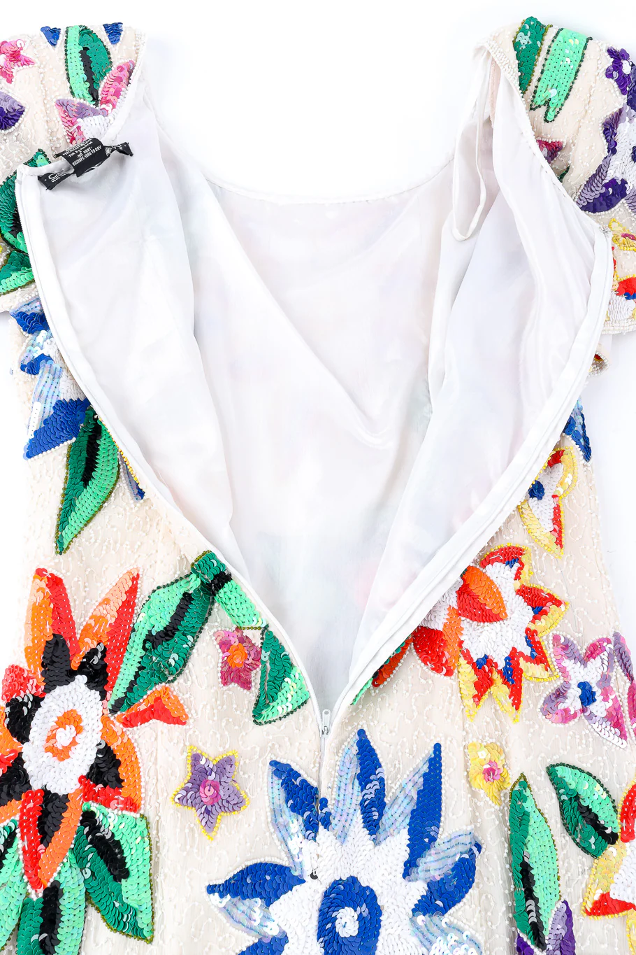 Floral Beaded Dress - Image 6