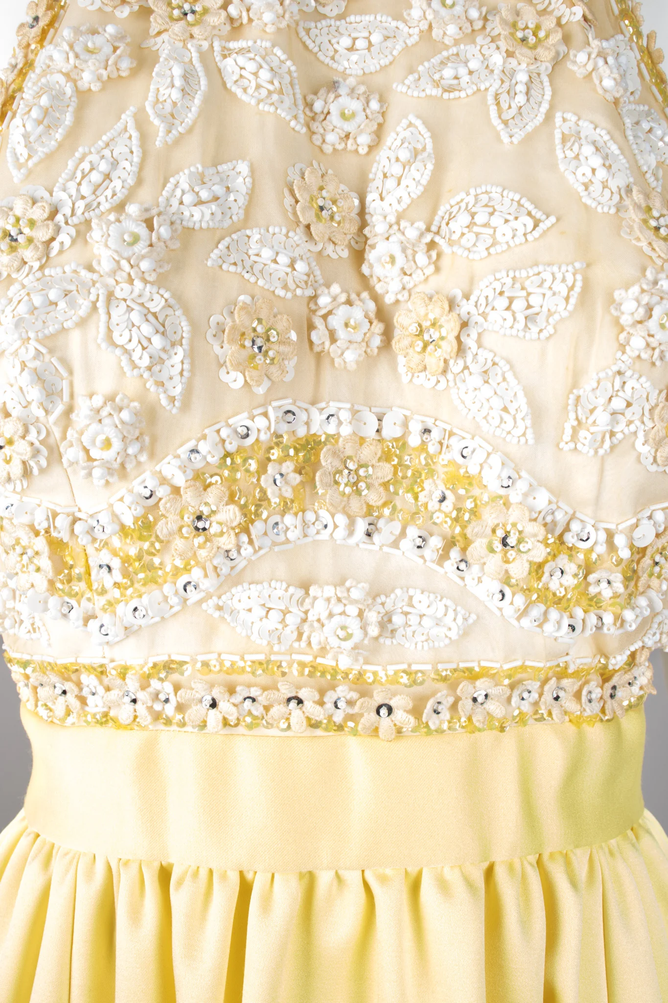 Floral Beaded Halter Dress - Image 9