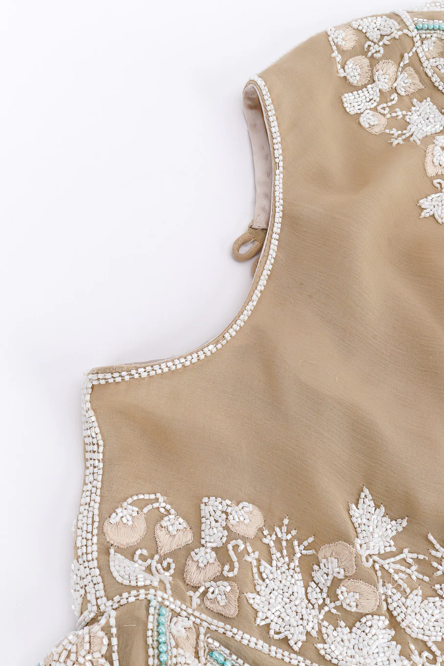 Floral Beaded Shift Dress - Image 4