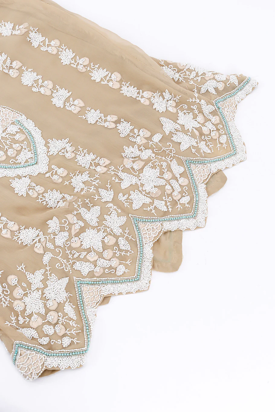 Floral Beaded Shift Dress - Image 8