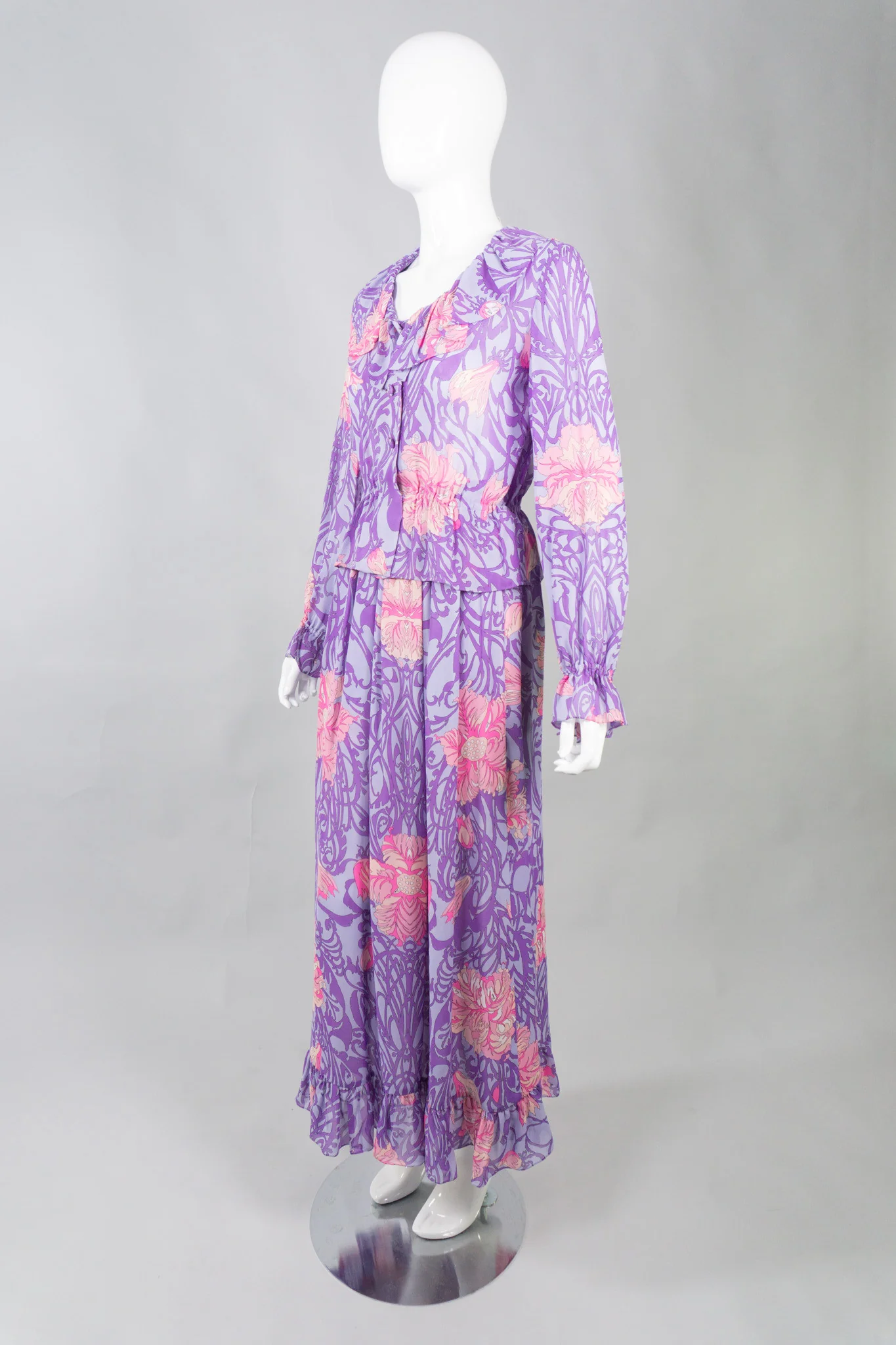 Floral Blouse & Skirt - Image 3