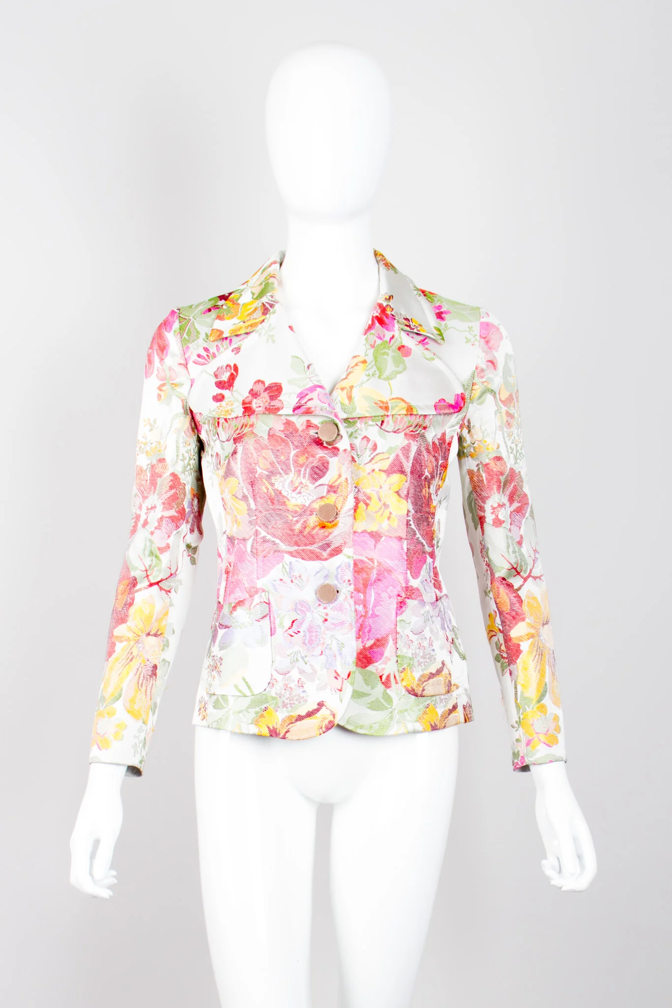 Floral Brocade Jacket - Image 2