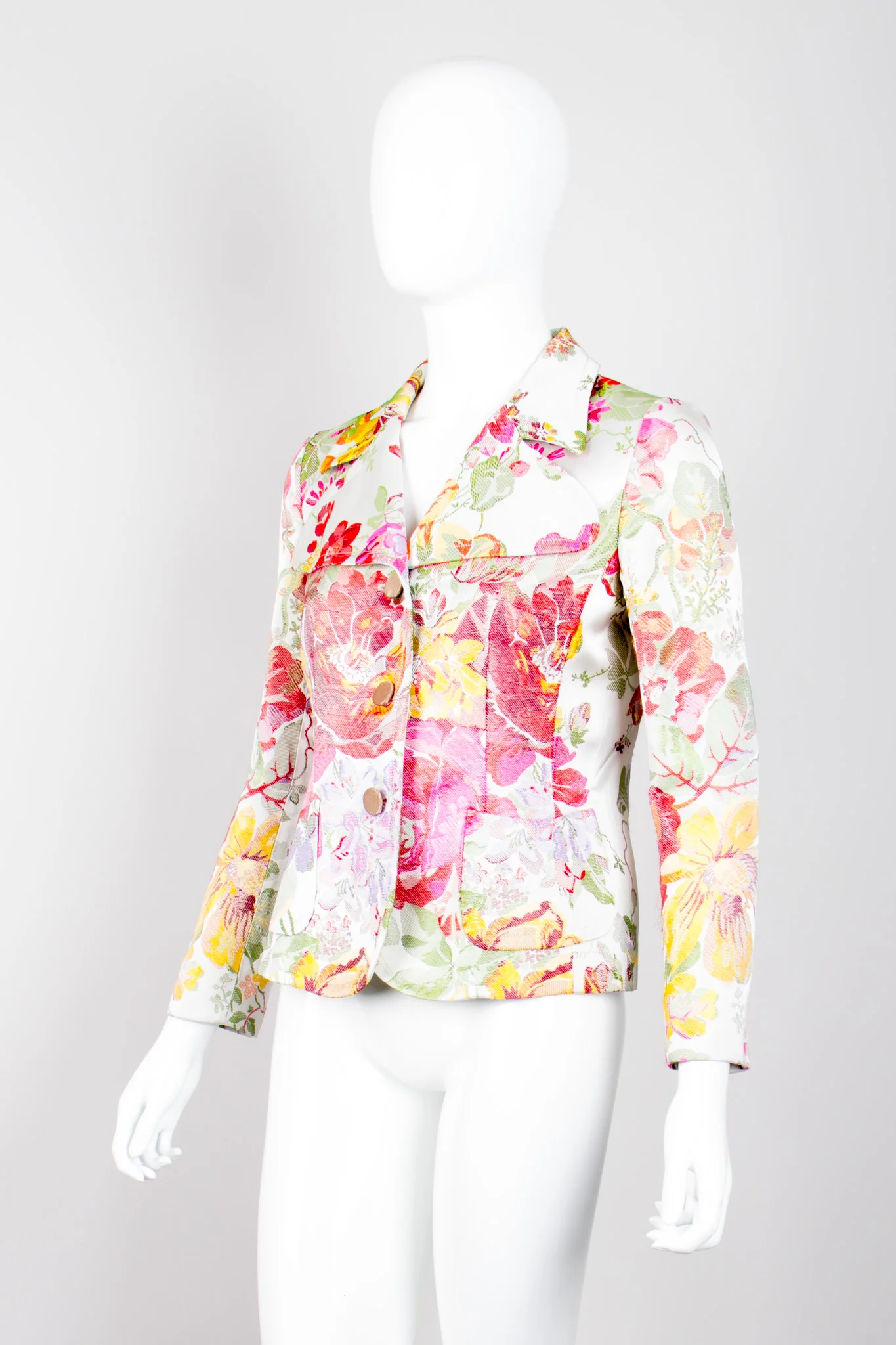 Floral Brocade Jacket - Image 3