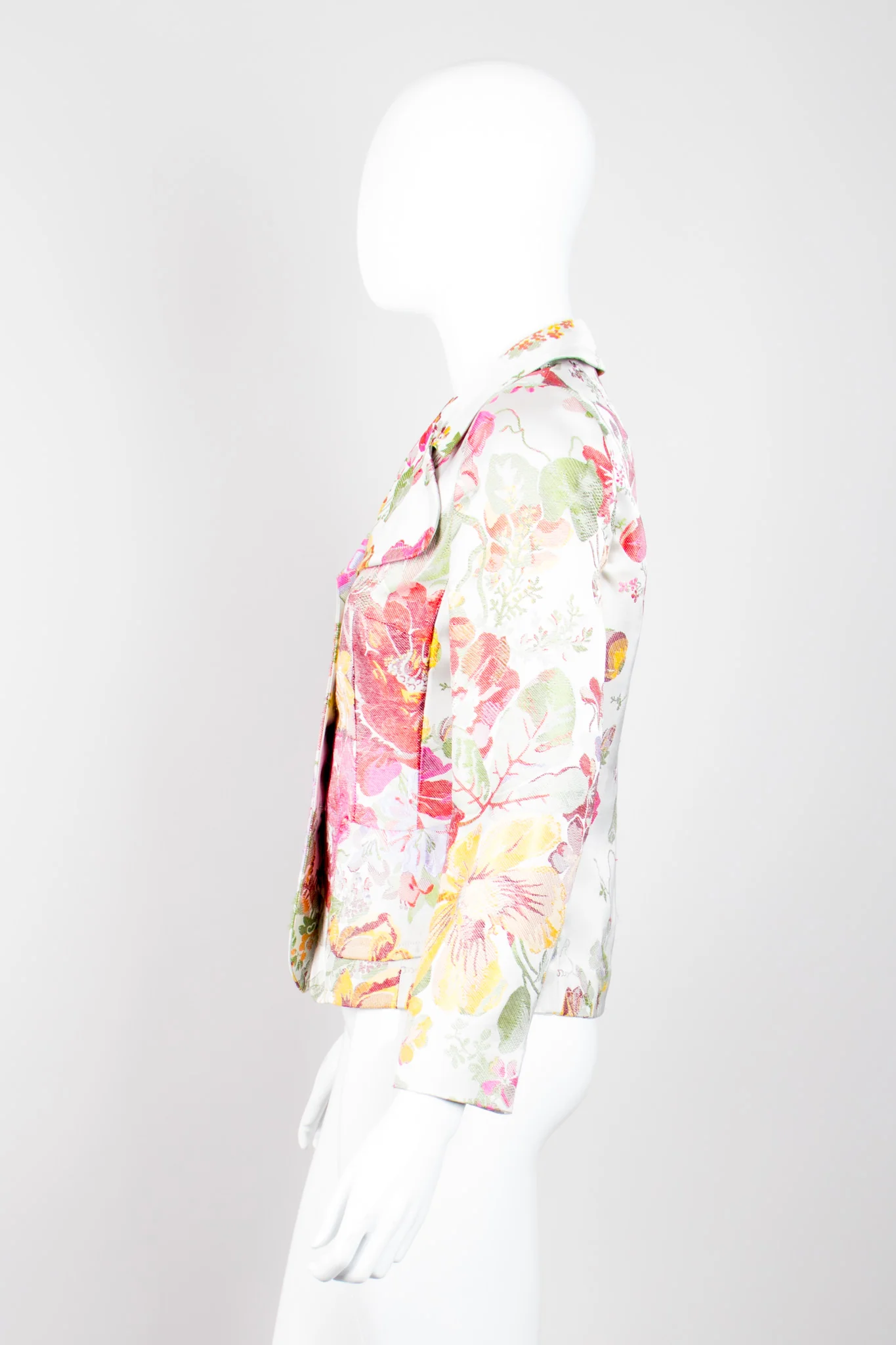 Floral Brocade Jacket - Image 4