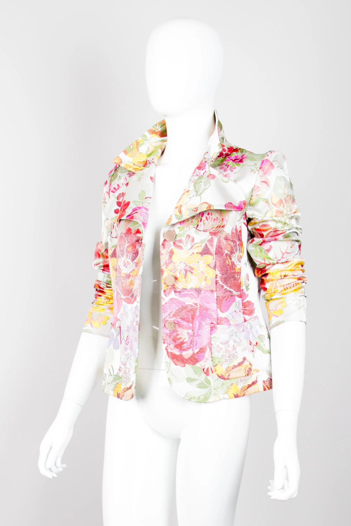 Floral Brocade Jacket - Image 7