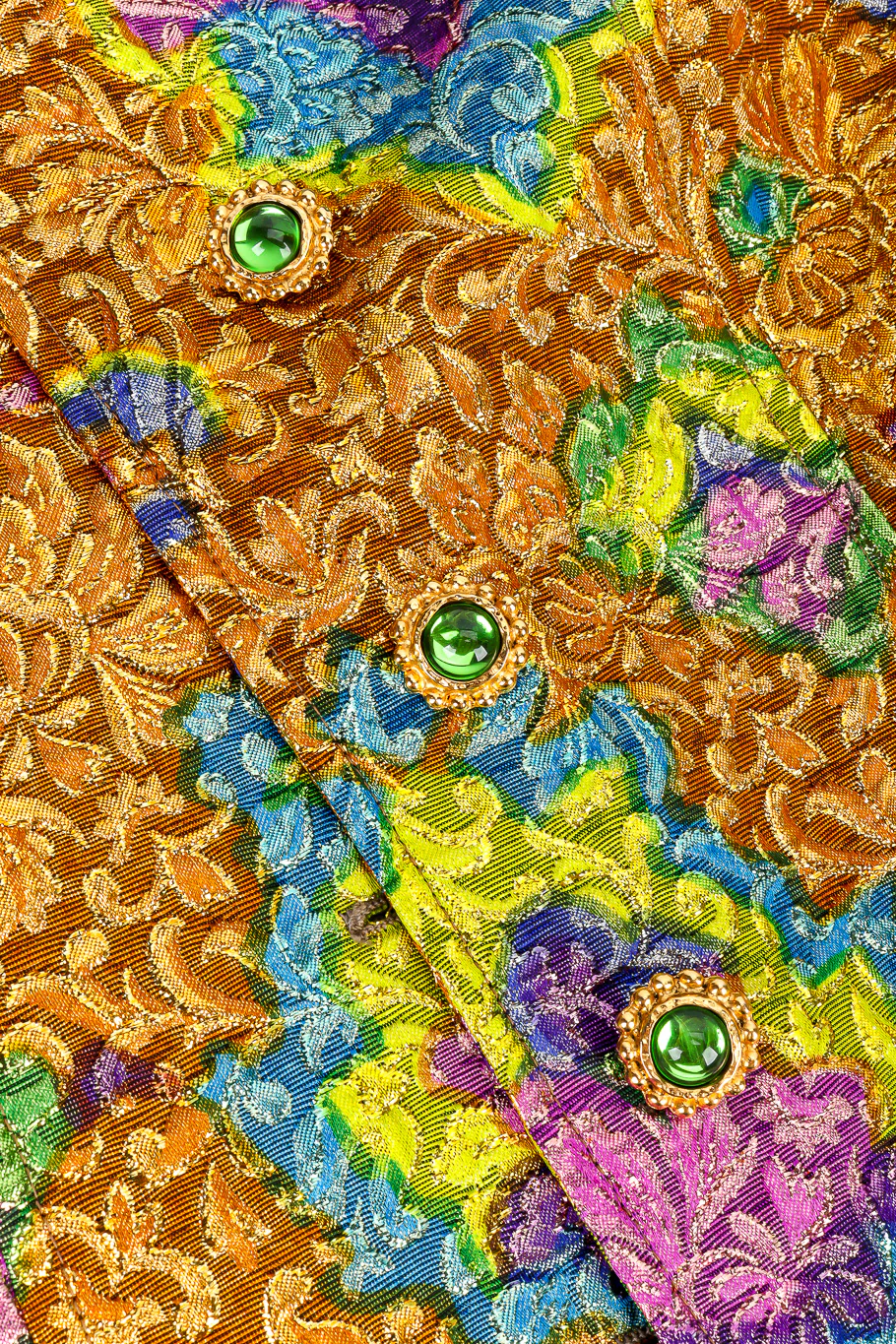 Floral Brocade Lamé Jacket - Image 6