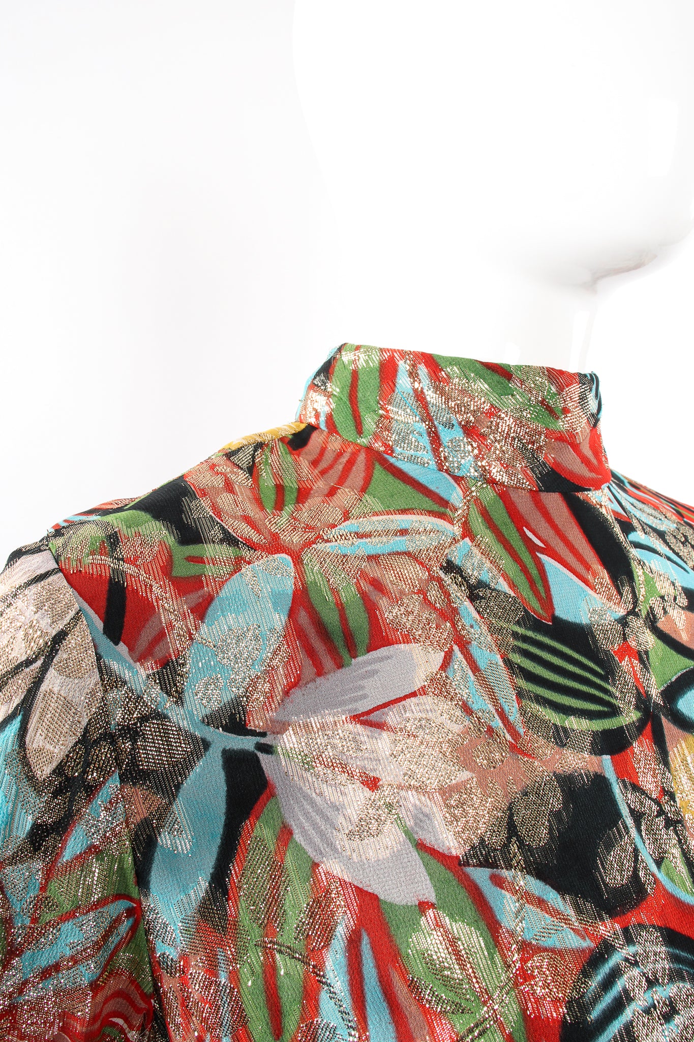 Floral Brocade Shift Gown - Image 10