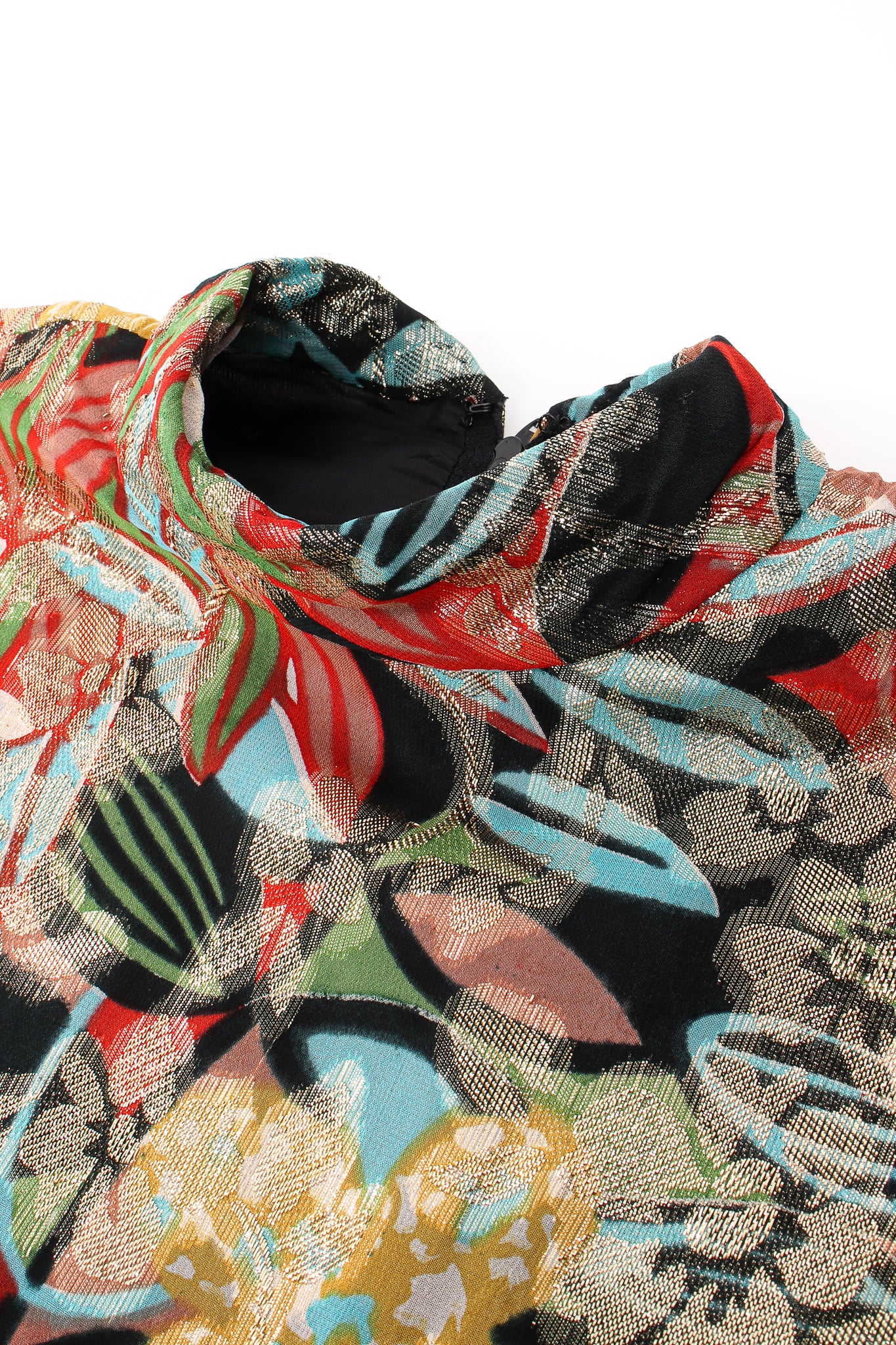 Floral Brocade Shift Gown - Image 11