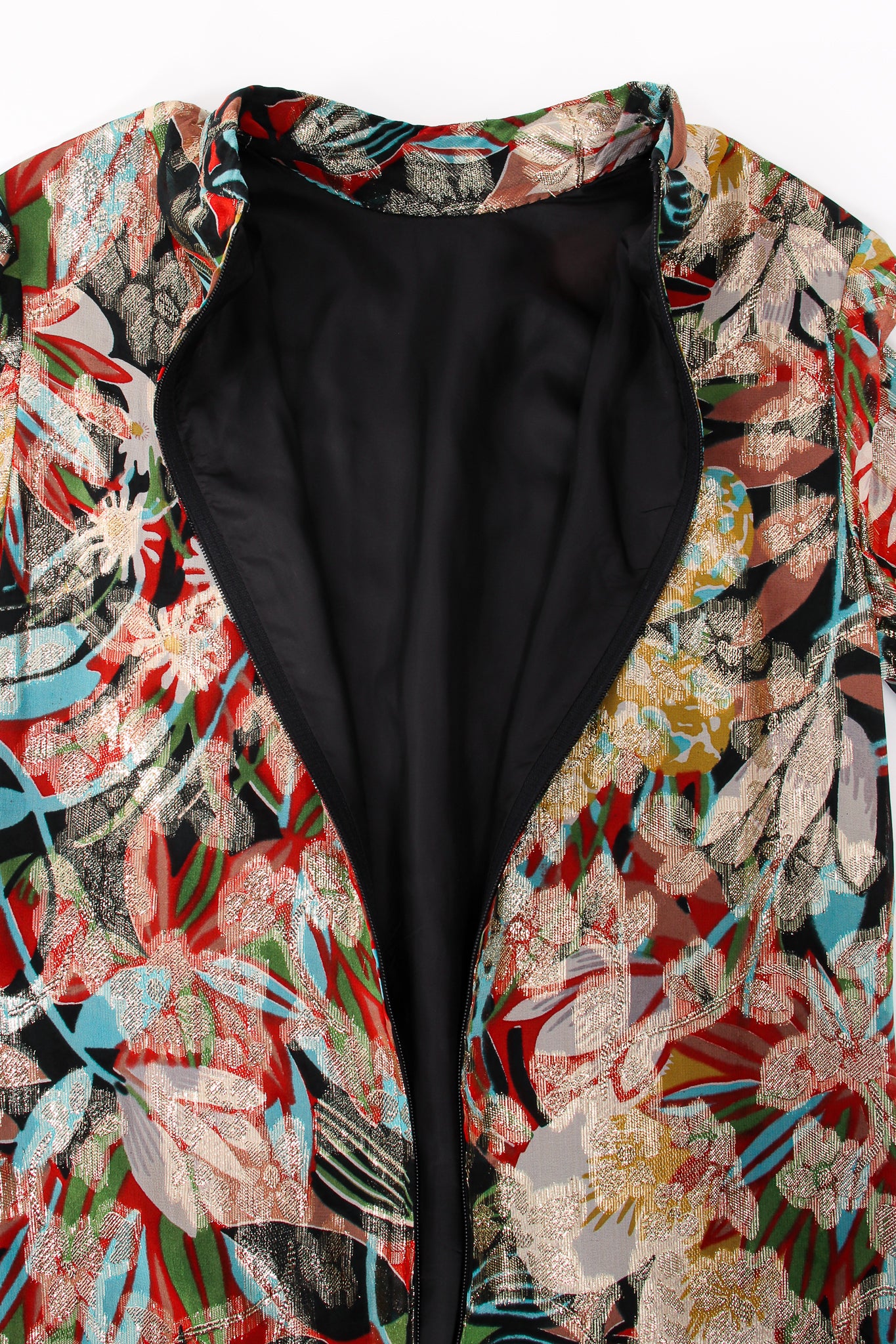 Floral Brocade Shift Gown - Image 15