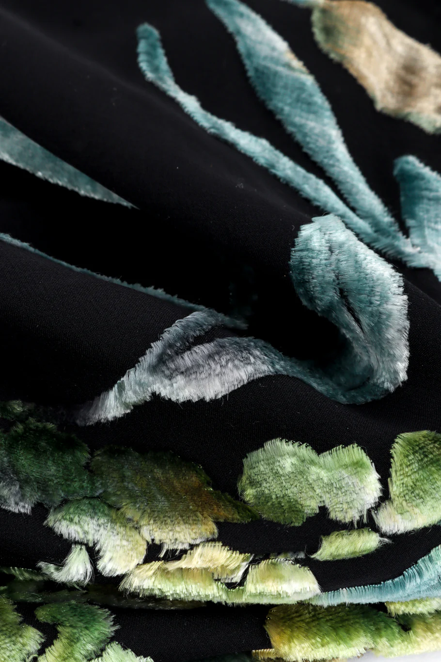 Floral Burnout Fur Trim Dress - Image 7