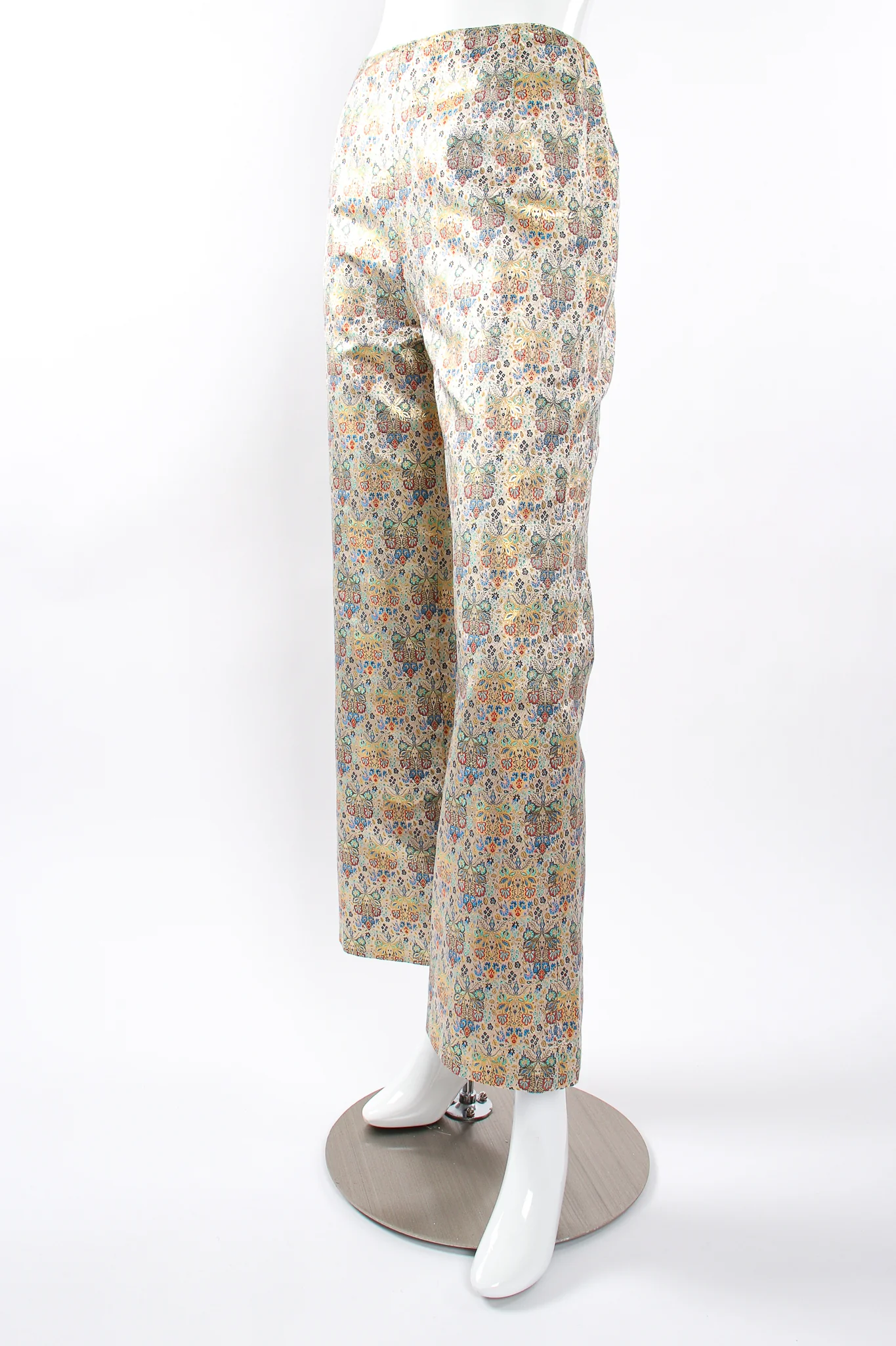 Floral Butterfly Brocade Pant