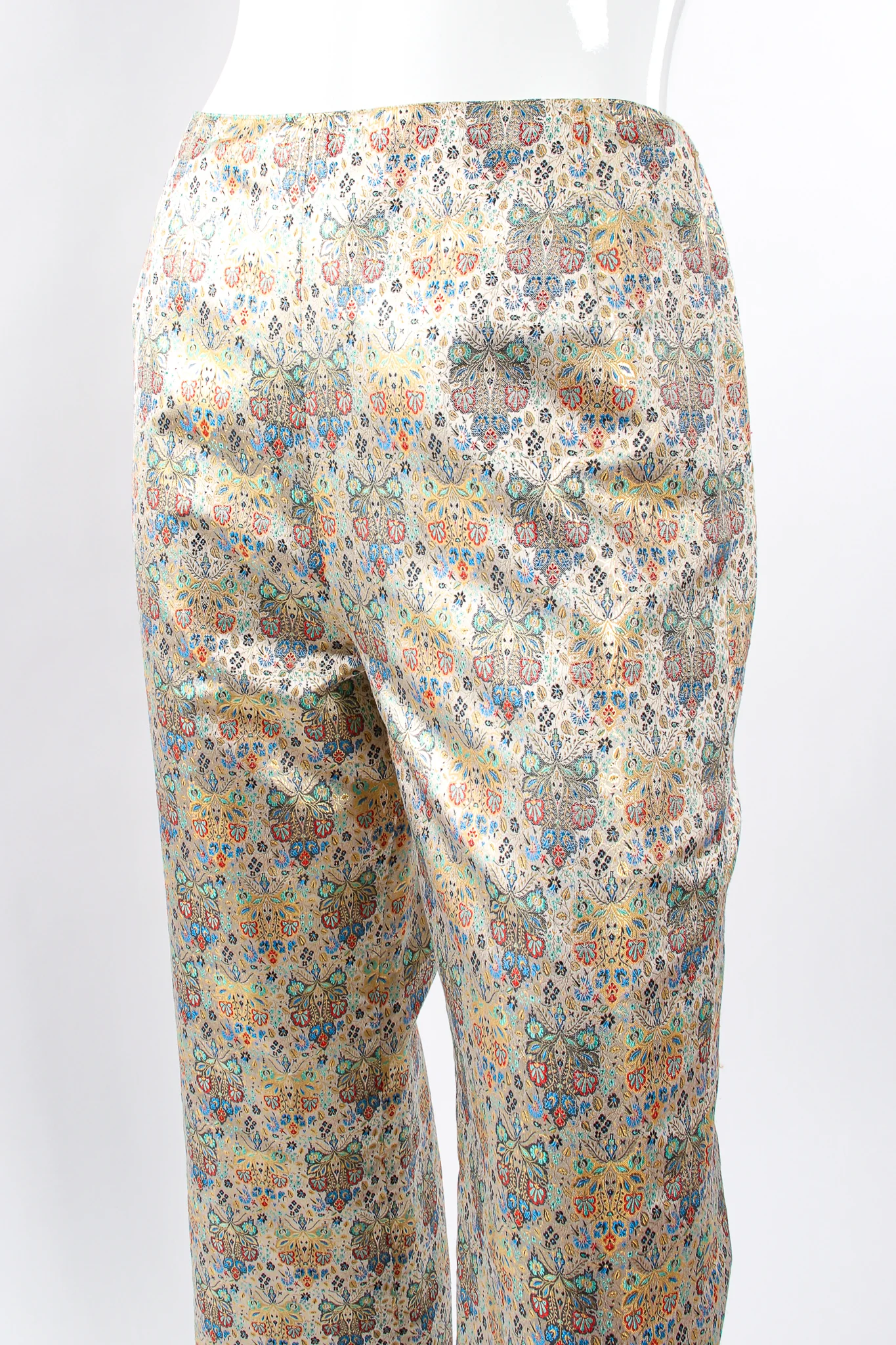 Floral Butterfly Brocade Pant - Image 7