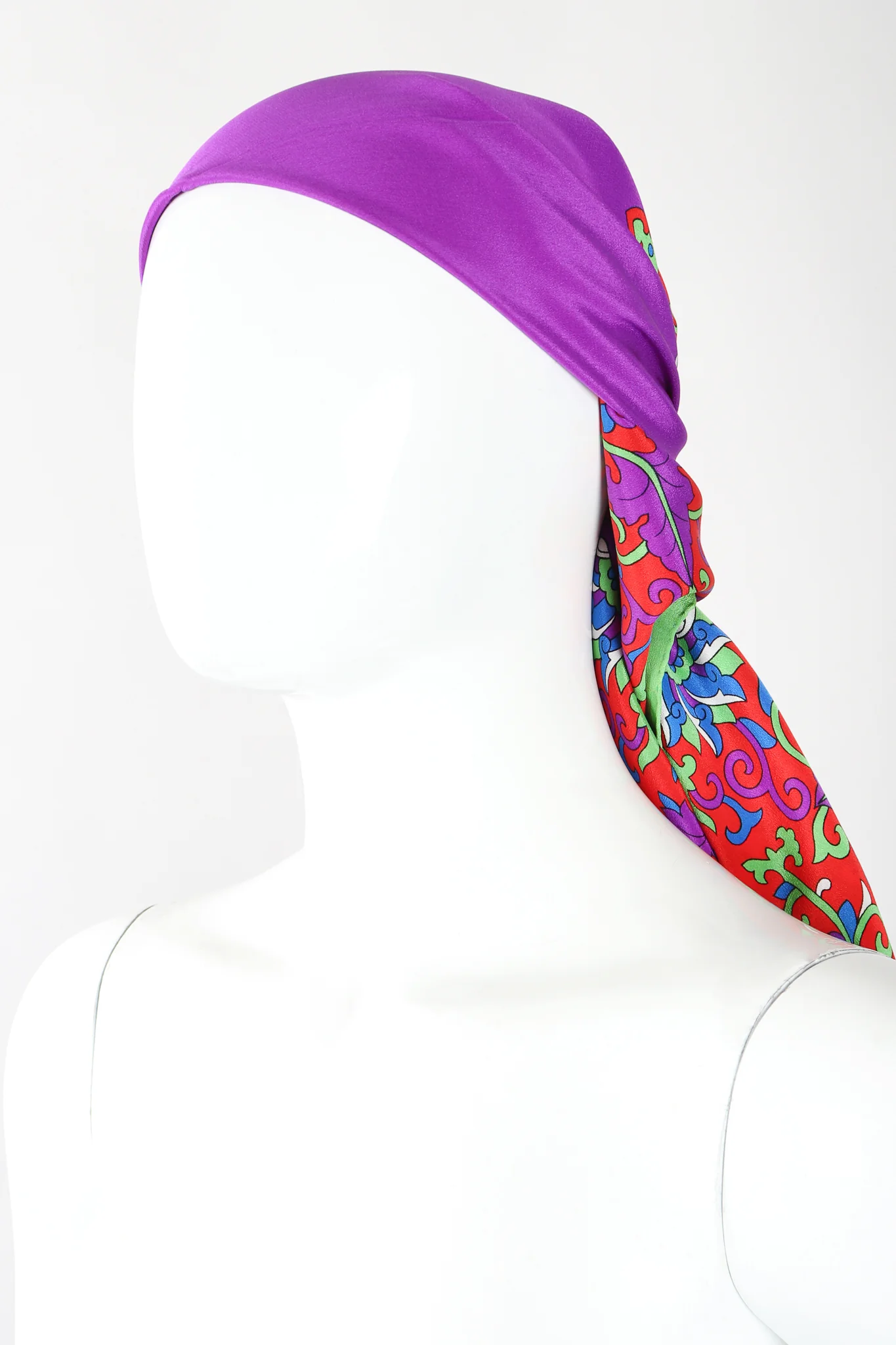 Flourish Border Silk Scarf - Image 5