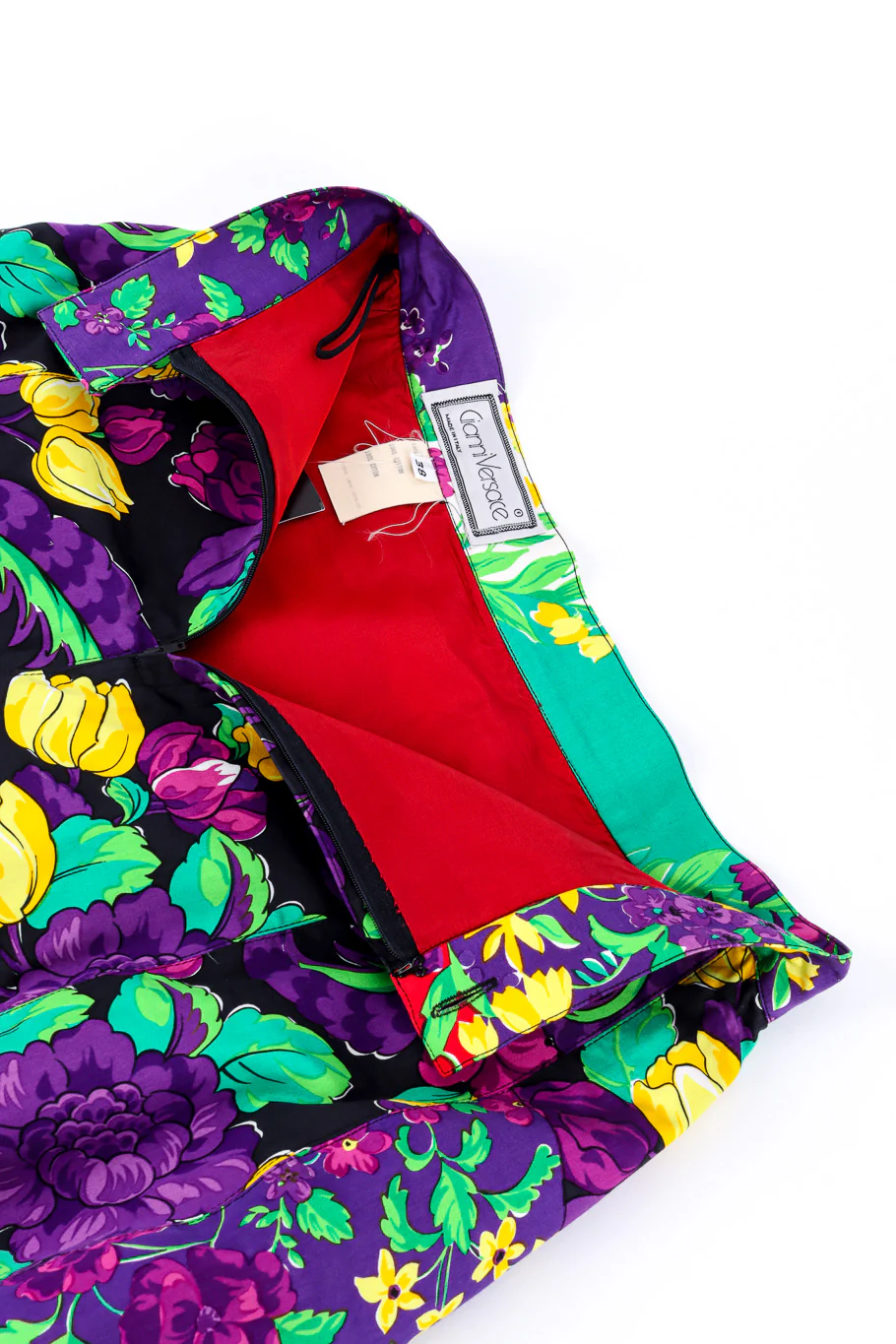 Floral Cotton Tiered Skirt - Image 7