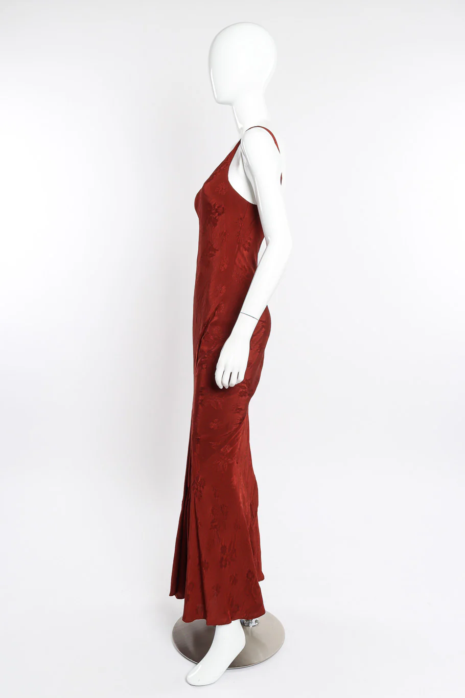 Floral Crepe Bias Gown - Image 3