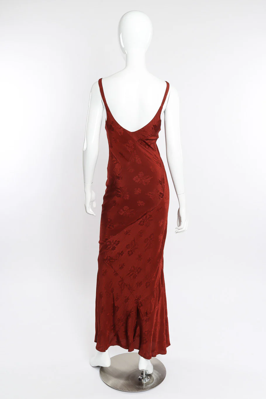 Floral Crepe Bias Gown - Image 4