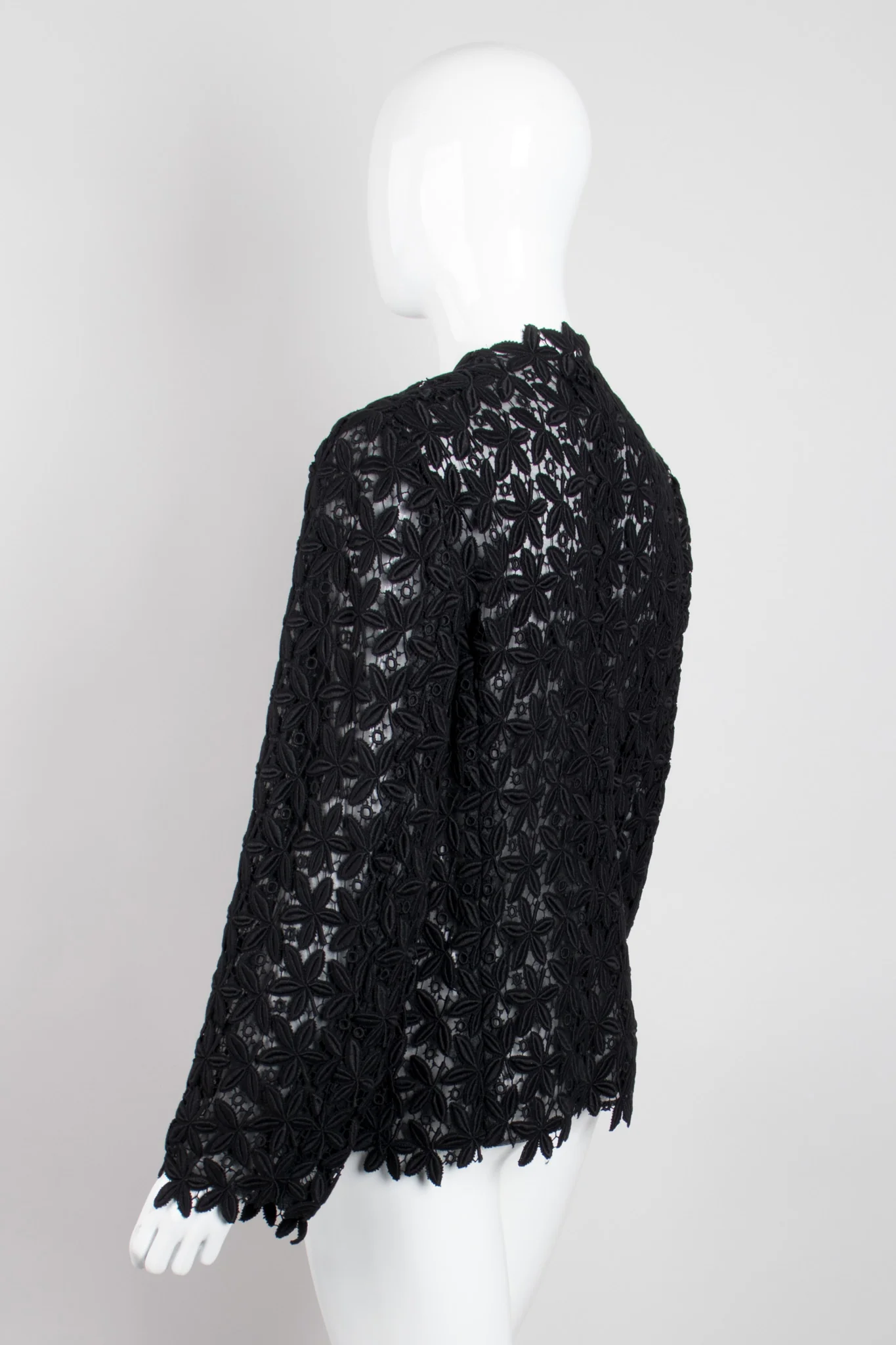 Floral Crochet Mesh Jacket - Image 6
