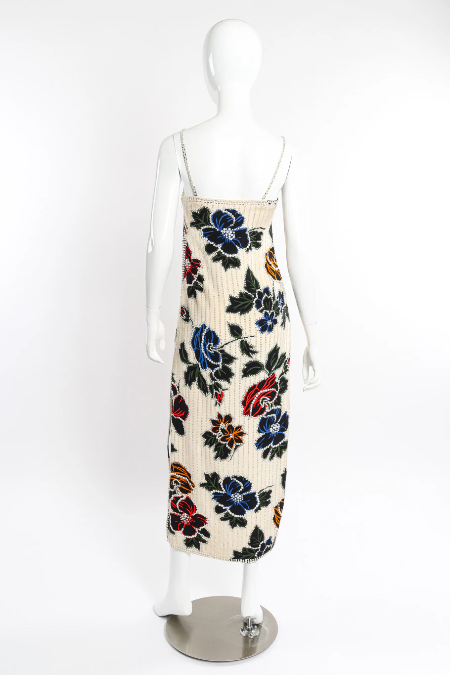 Floral Crystal Sequin Gown - Image 3