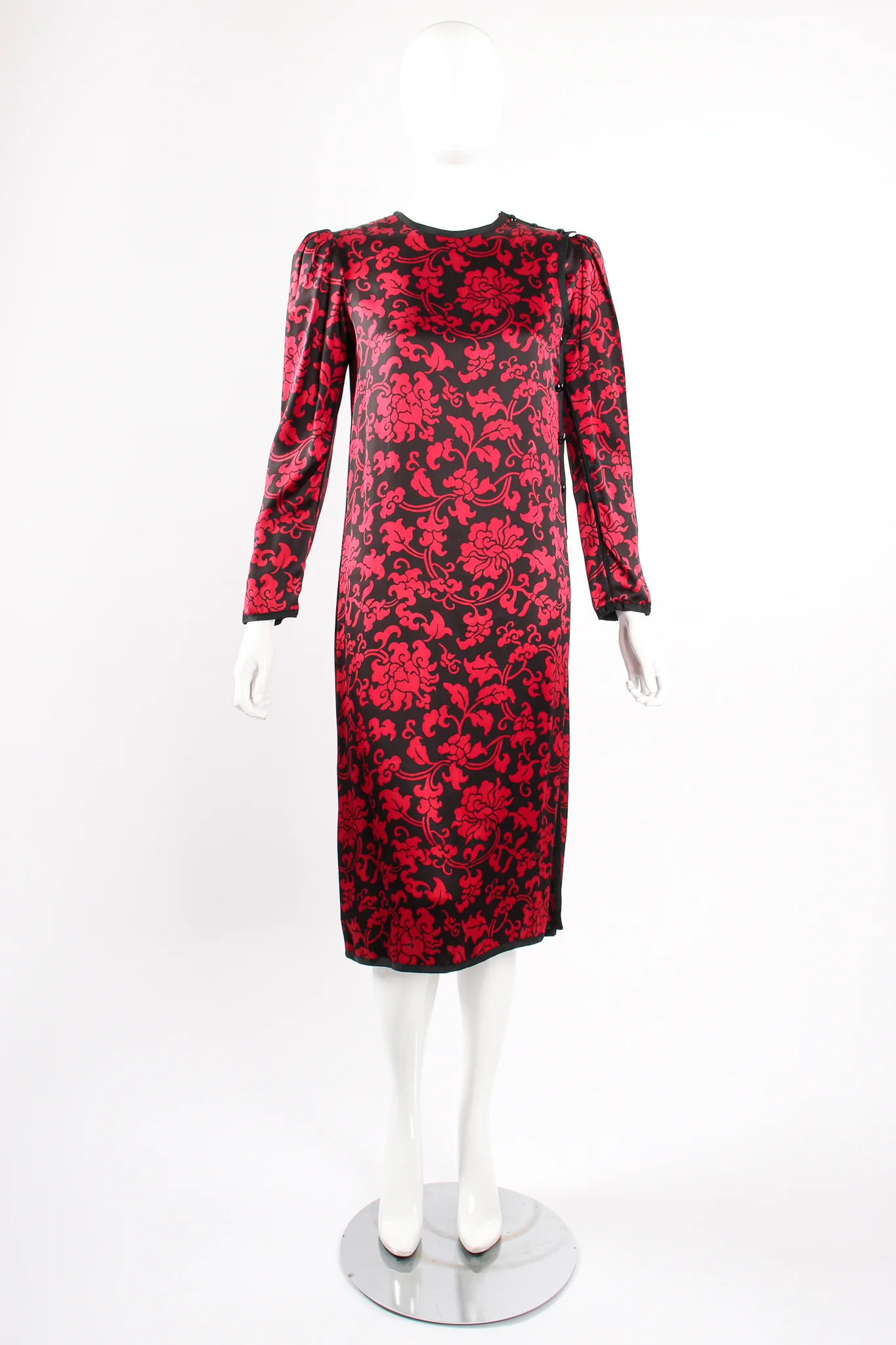 Floral Damask Dress - Image 4