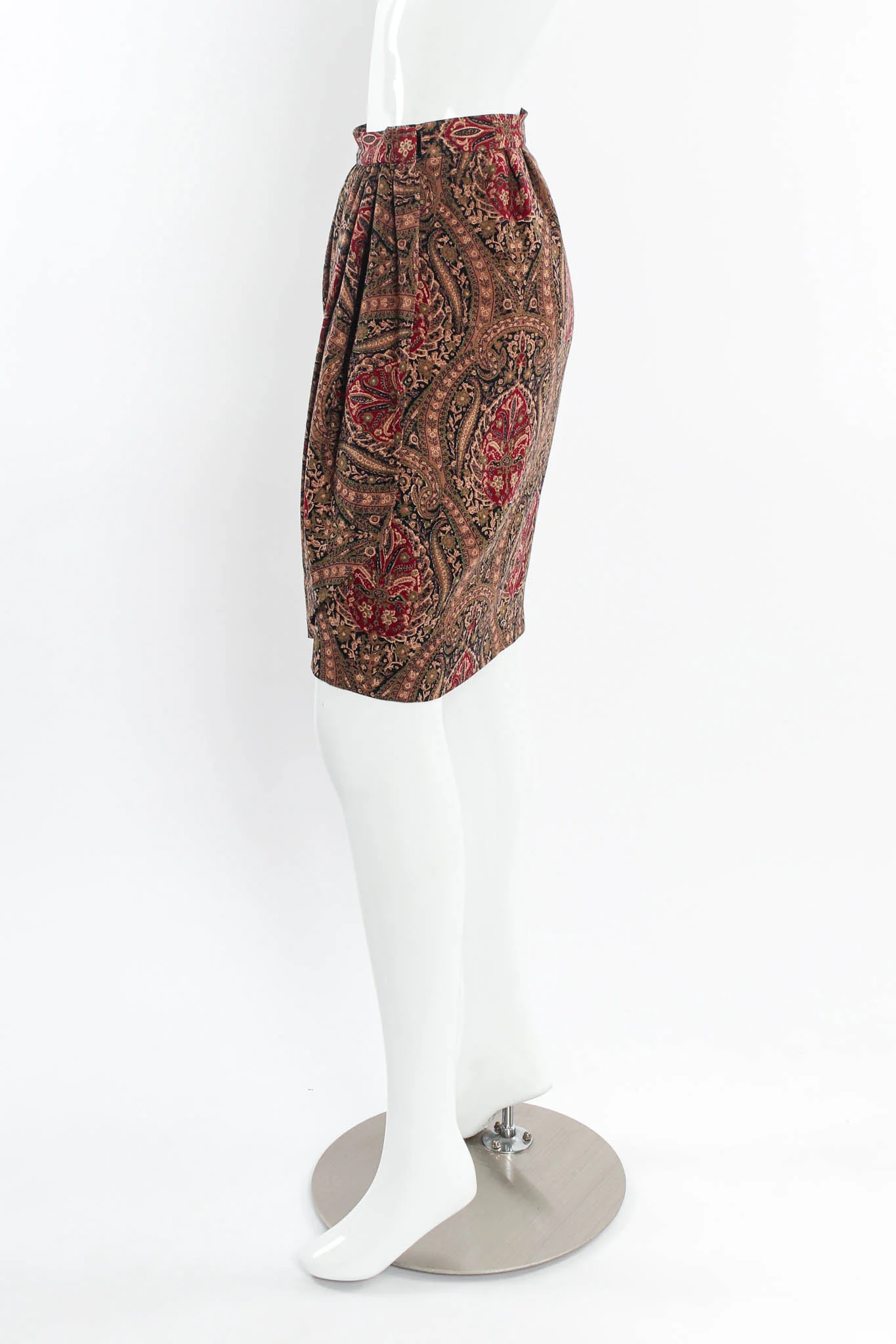 Floral Damask Top, Skirt and Scarf Set - Image 16