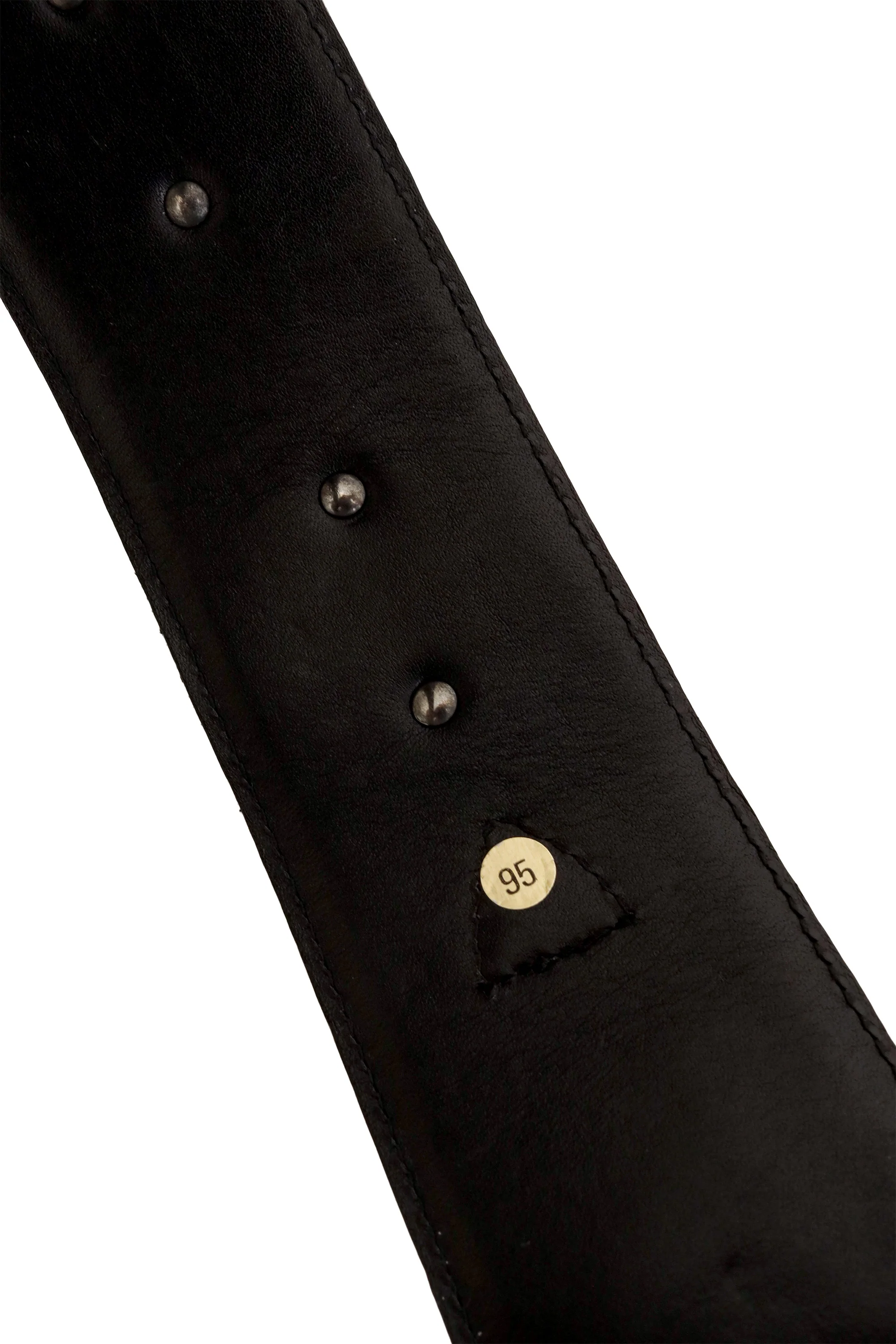 Floral Diamond Leather Concho Belt - Image 8