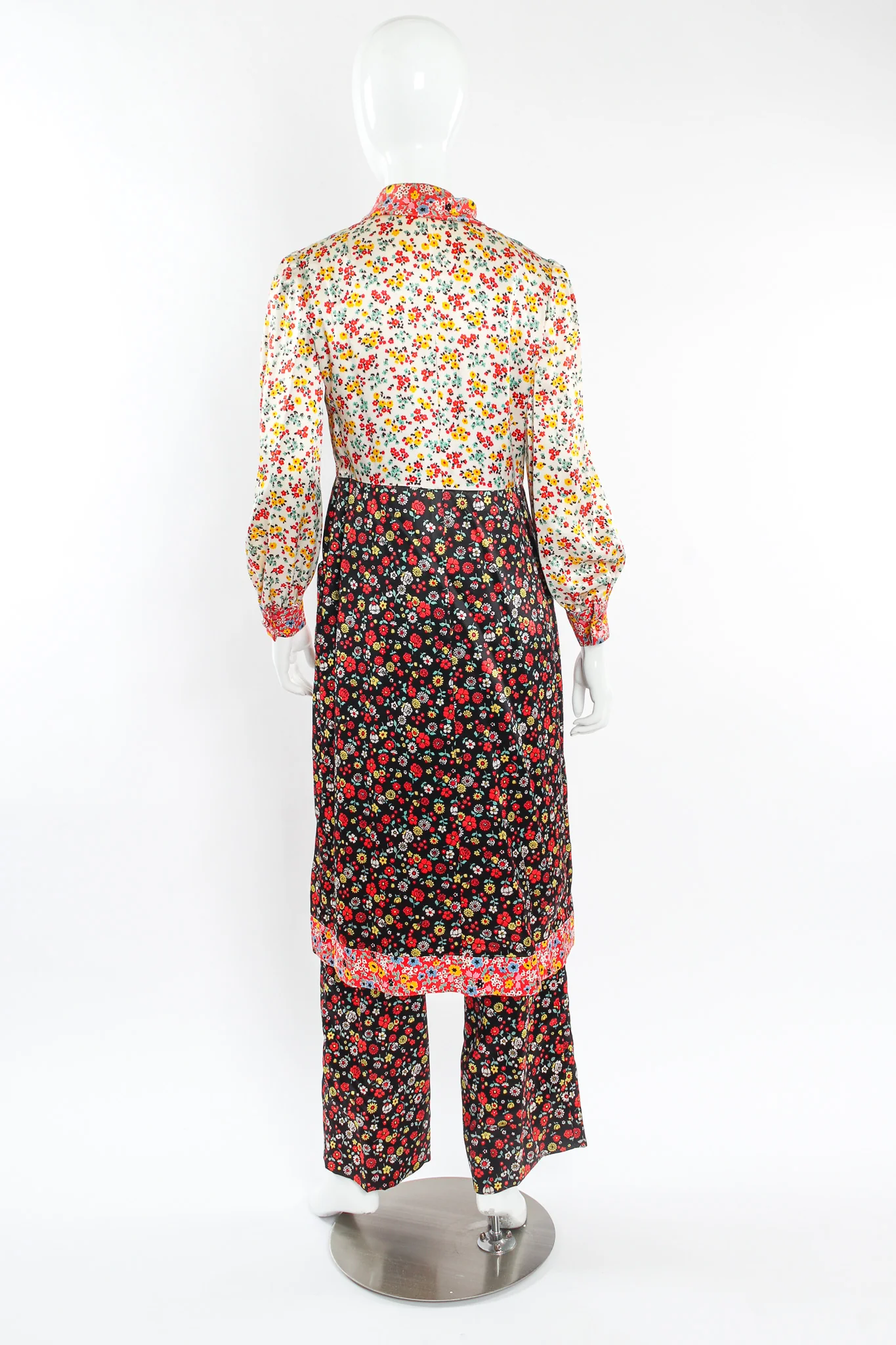 Floral Duster Jacket & Pant Set - Image 3