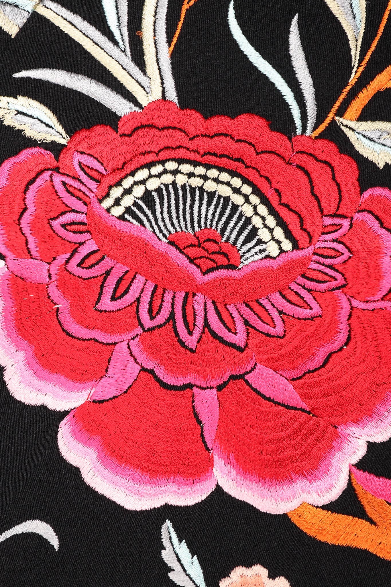 Floral Embroidered Piano Skirt - Image 13