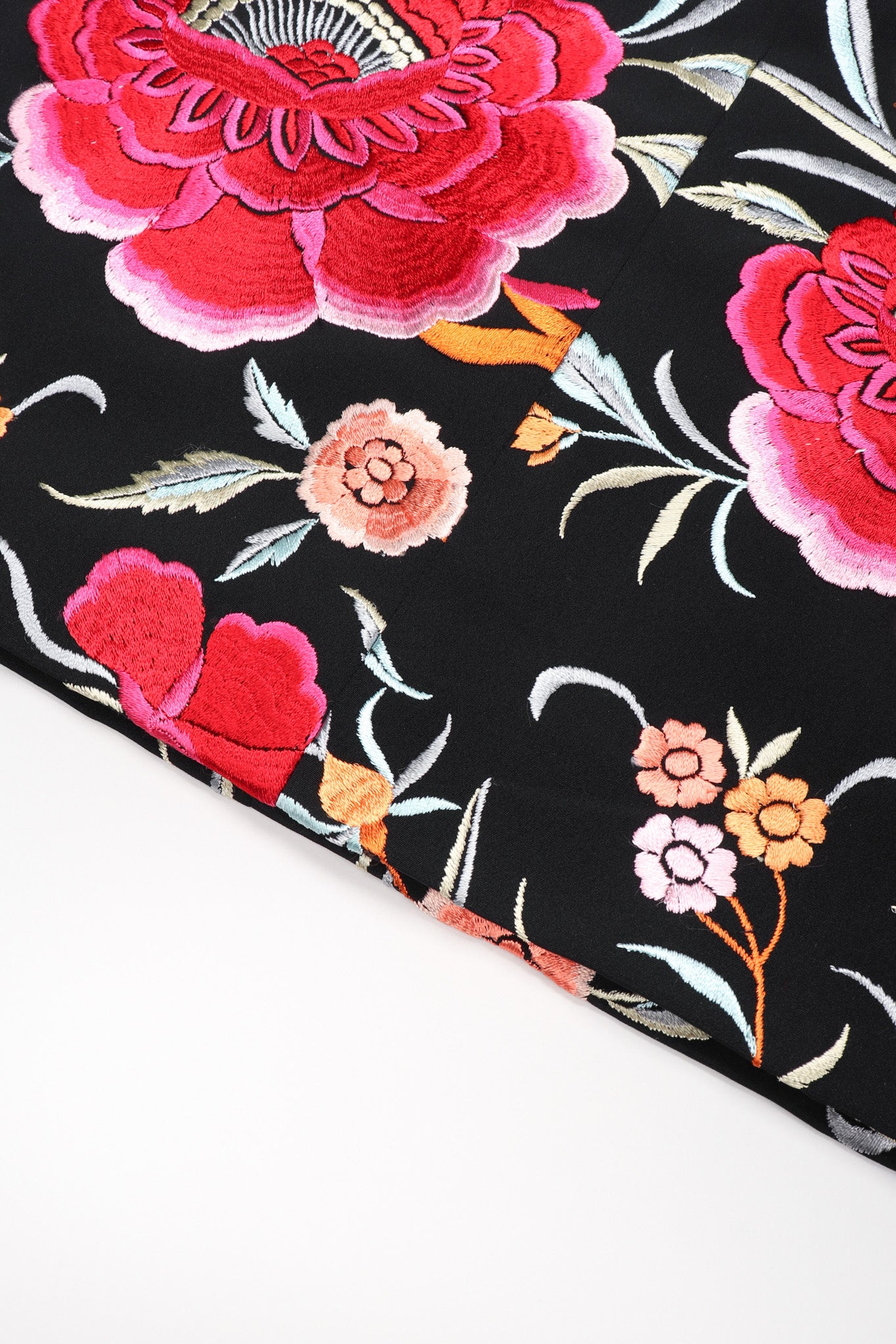 Floral Embroidered Piano Skirt - Image 14