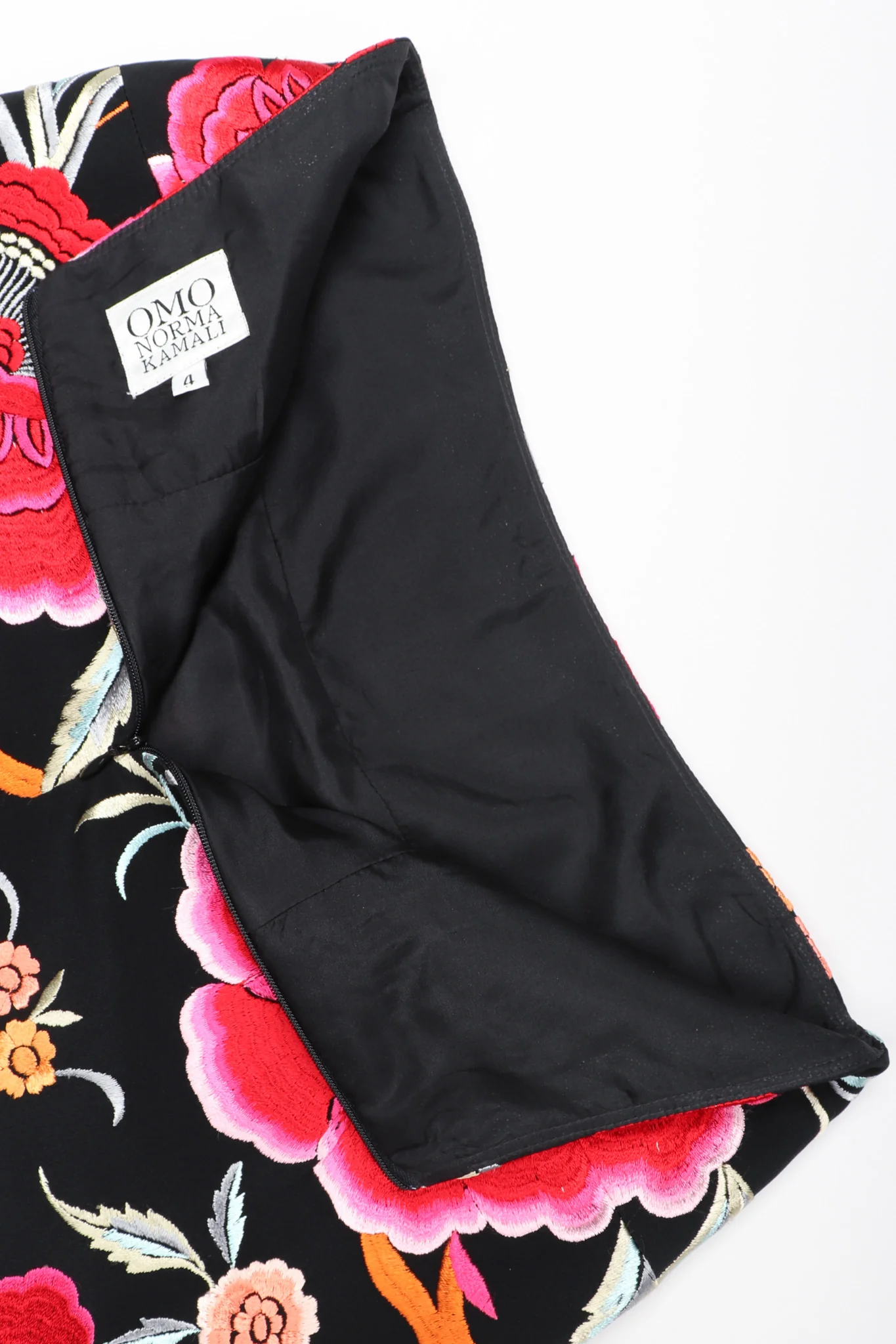 Floral Embroidered Piano Skirt - Image 16