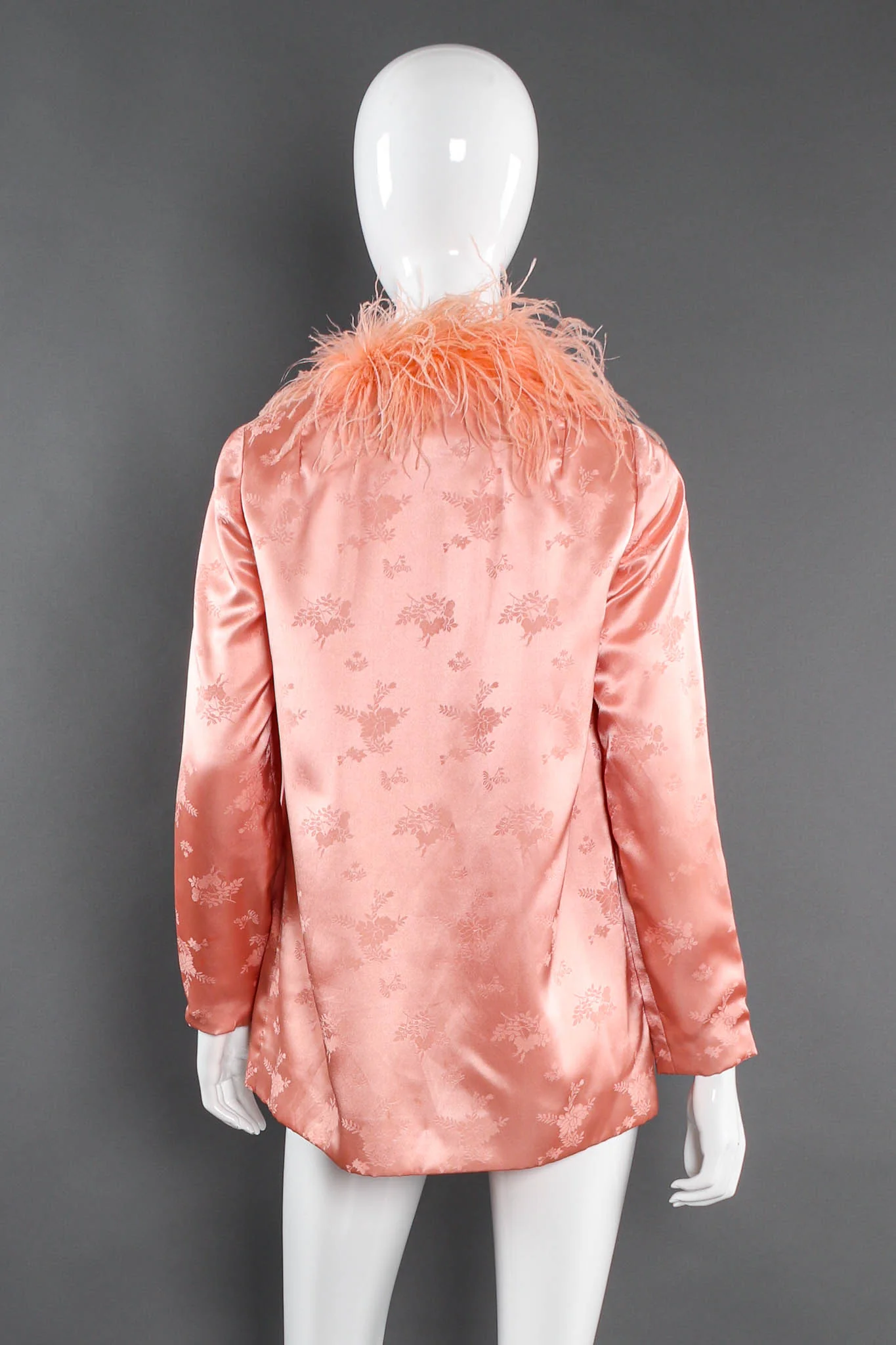 Floral Feather Jacket & Top Set - Image 6