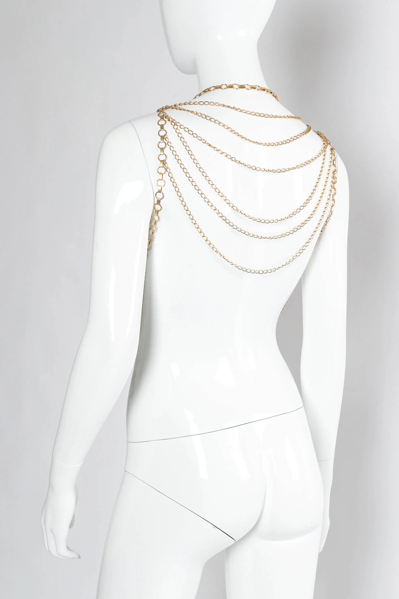 Floral Filigree Multi Chain Harness - Image 4