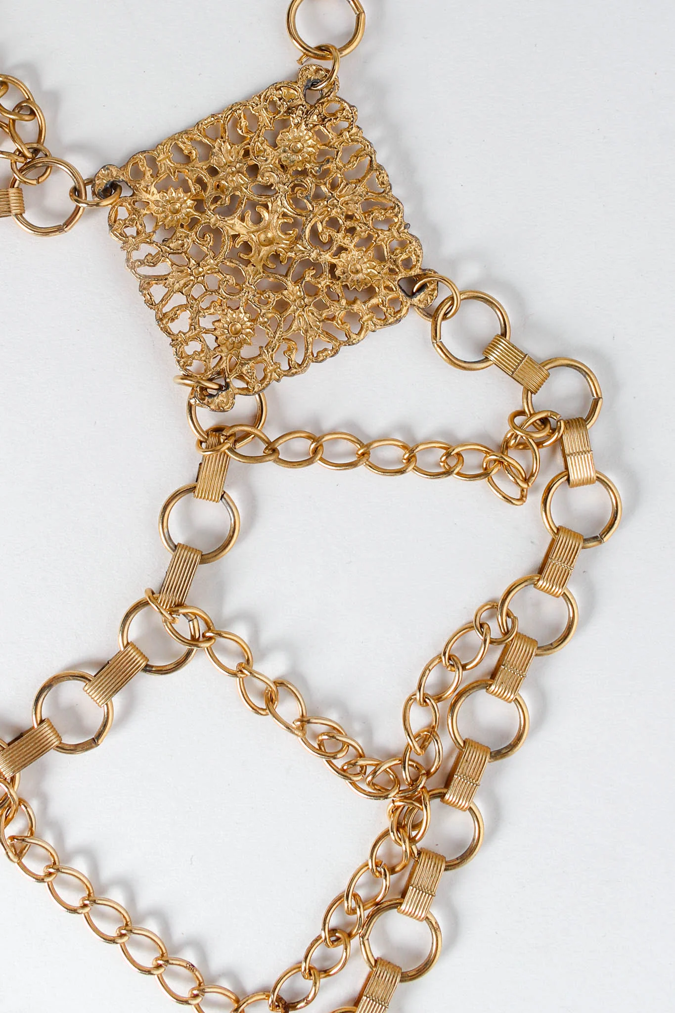 Floral Filigree Multi Chain Harness - Image 6
