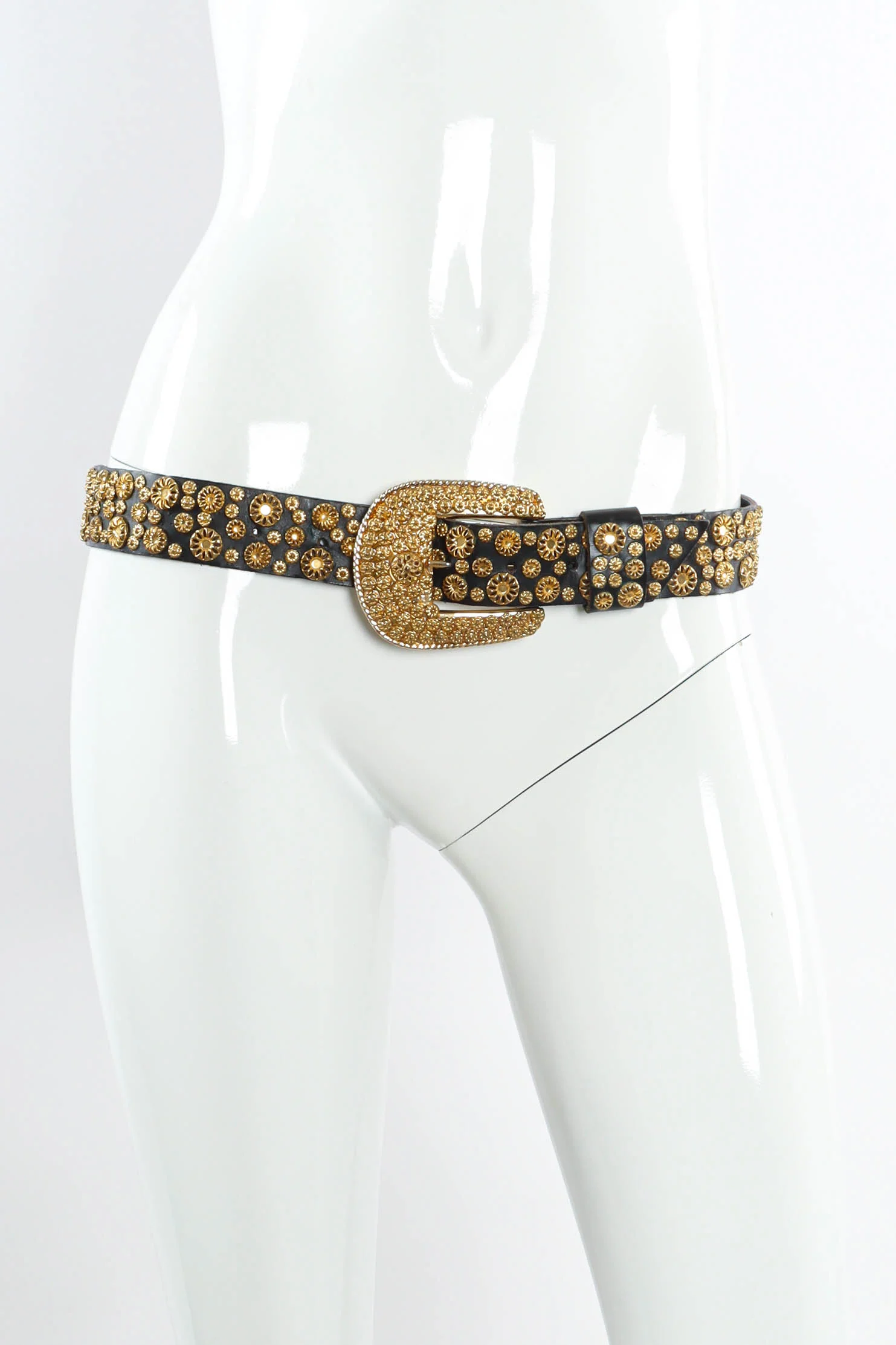 Floral Filigree Studded Belt - Image 2