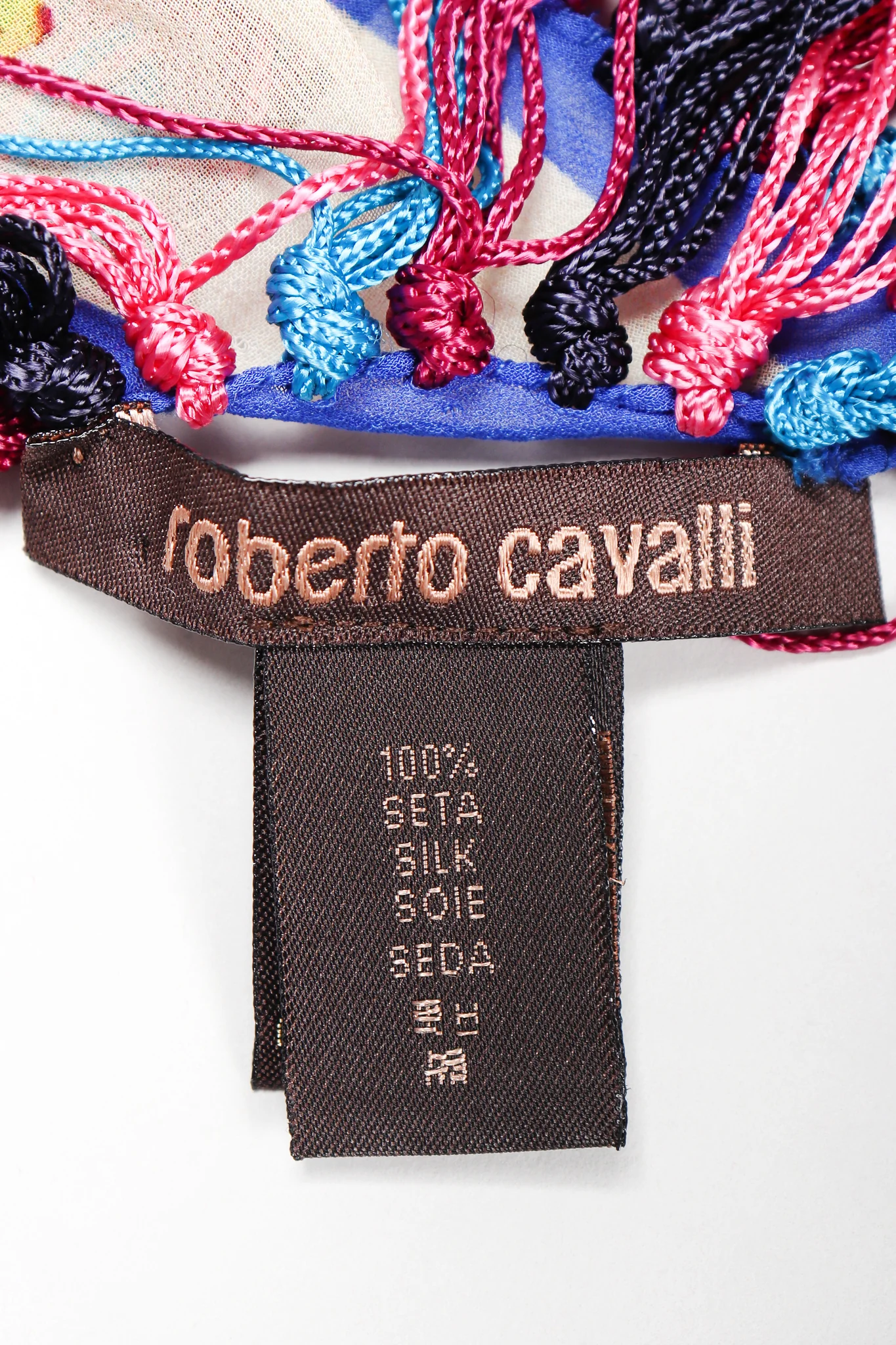 Floral Fringe Kaleidoscope Shawl - Image 15
