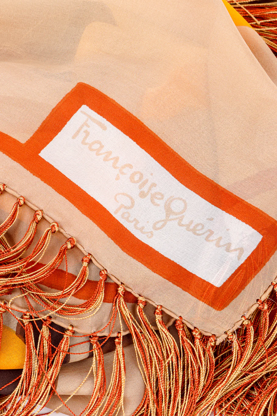 Floral Fringe Scarf - Image 7