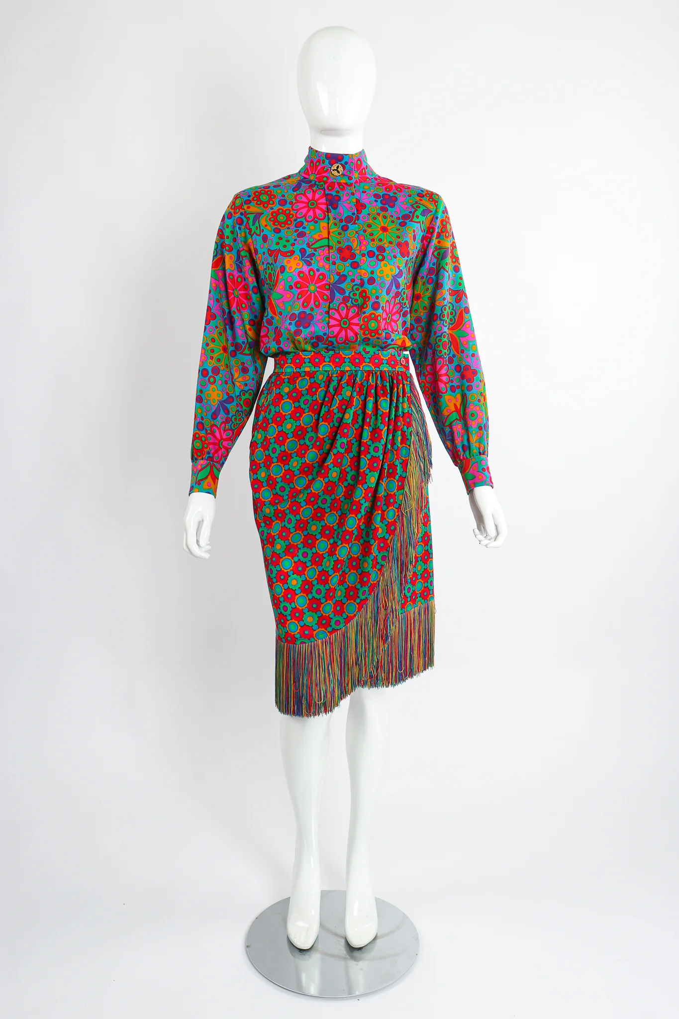 Rainbow Fringe Skirt & Shirt Set - Image 6