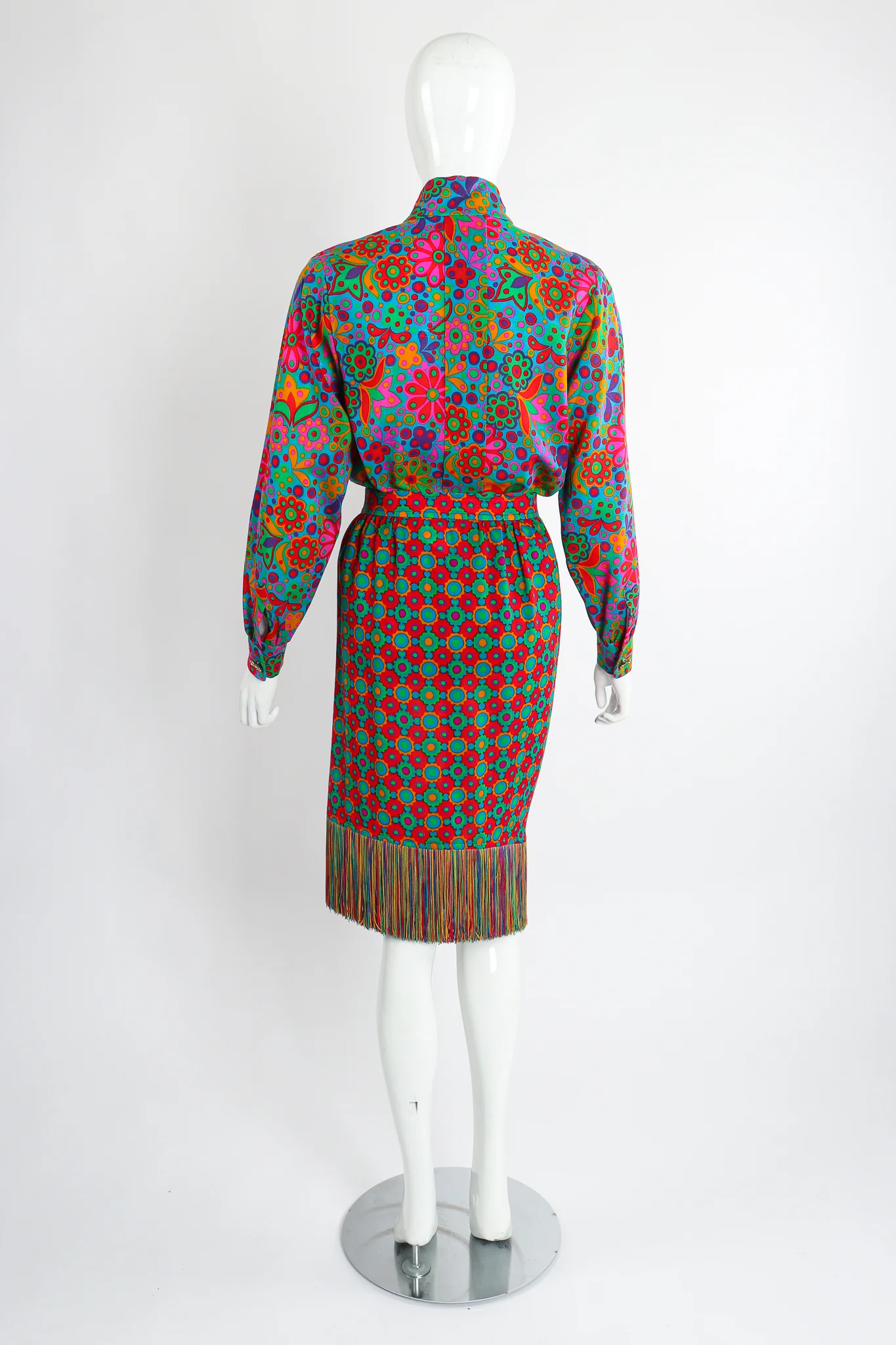 Rainbow Fringe Skirt & Shirt Set - Image 8