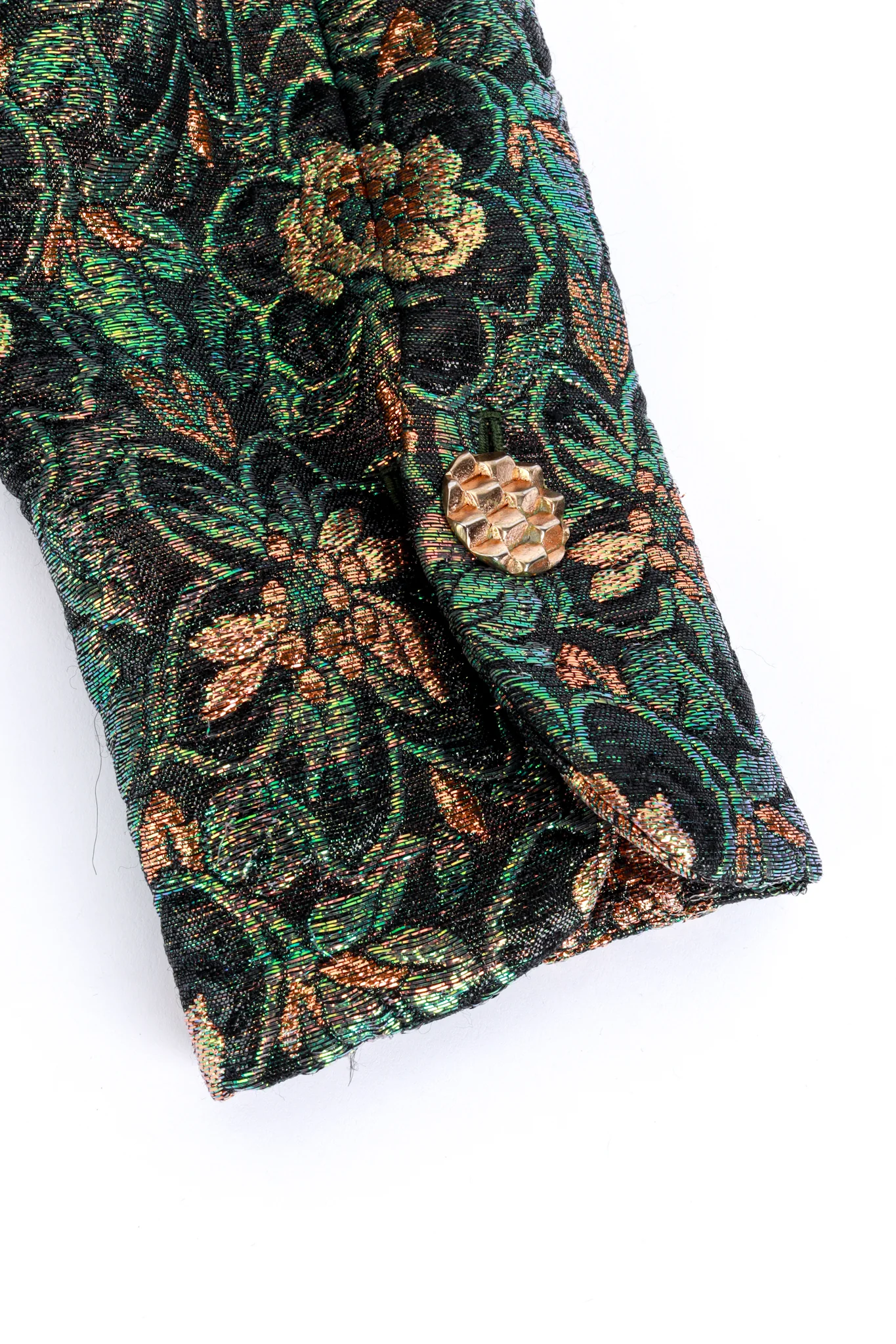 Floral Lamé Jacquard Jacket - Image 6