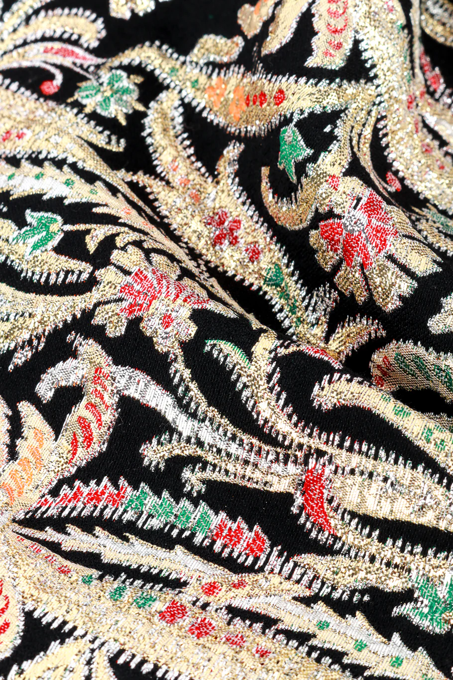 Floral Lamé Peplum Jacket - Image 5