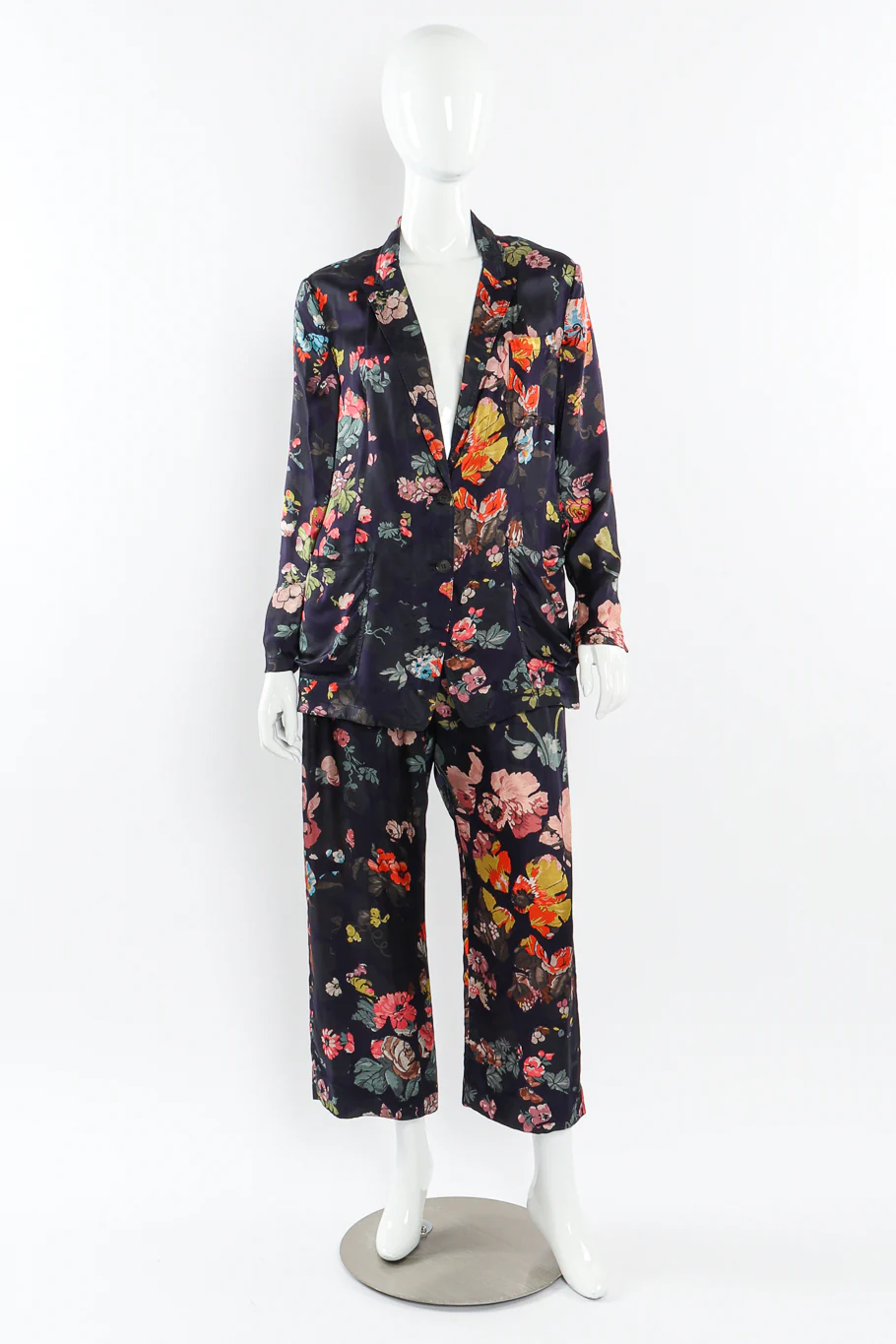 Floral Leisure Jacket & Pant Set