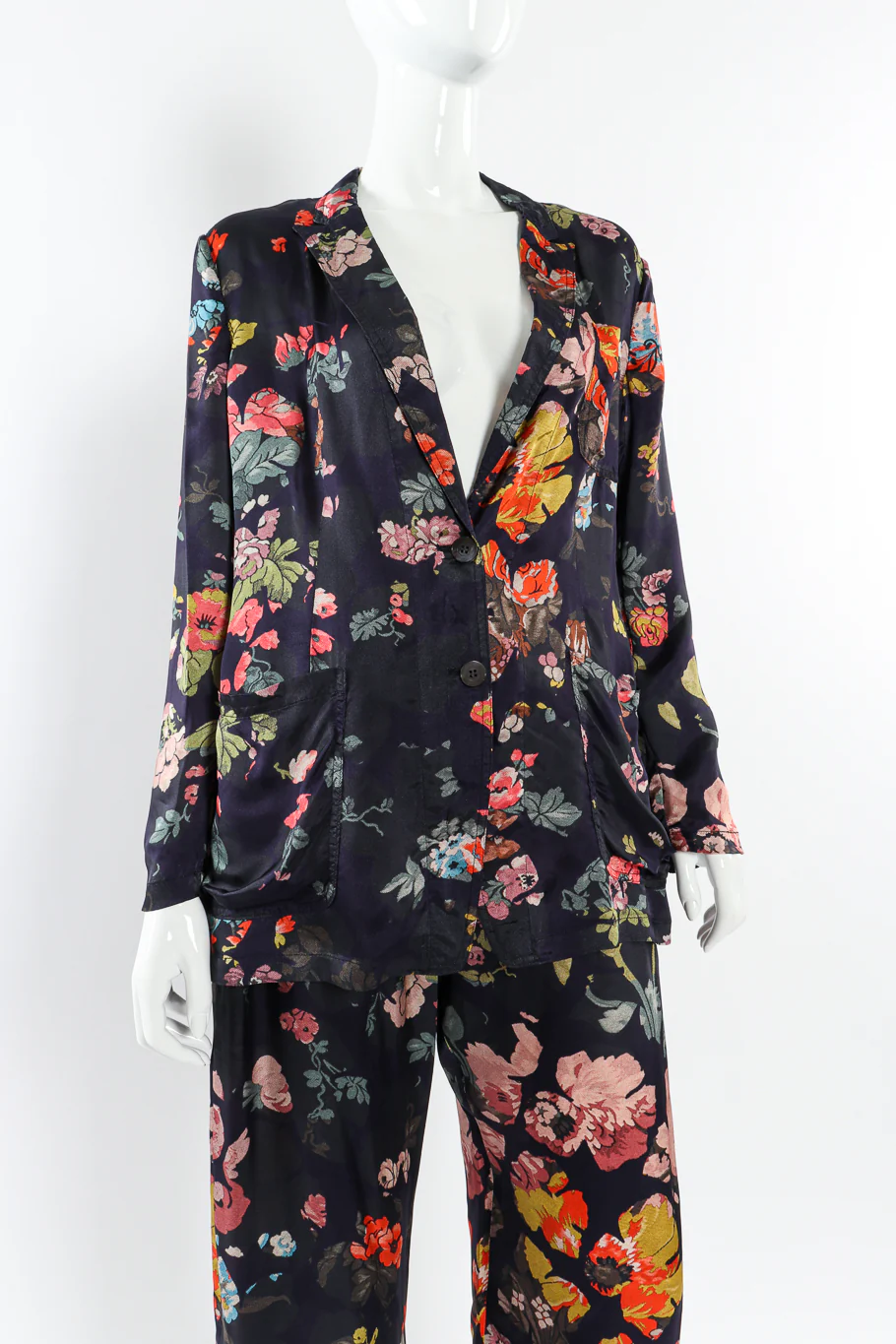 Floral Leisure Jacket & Pant Set - Image 4