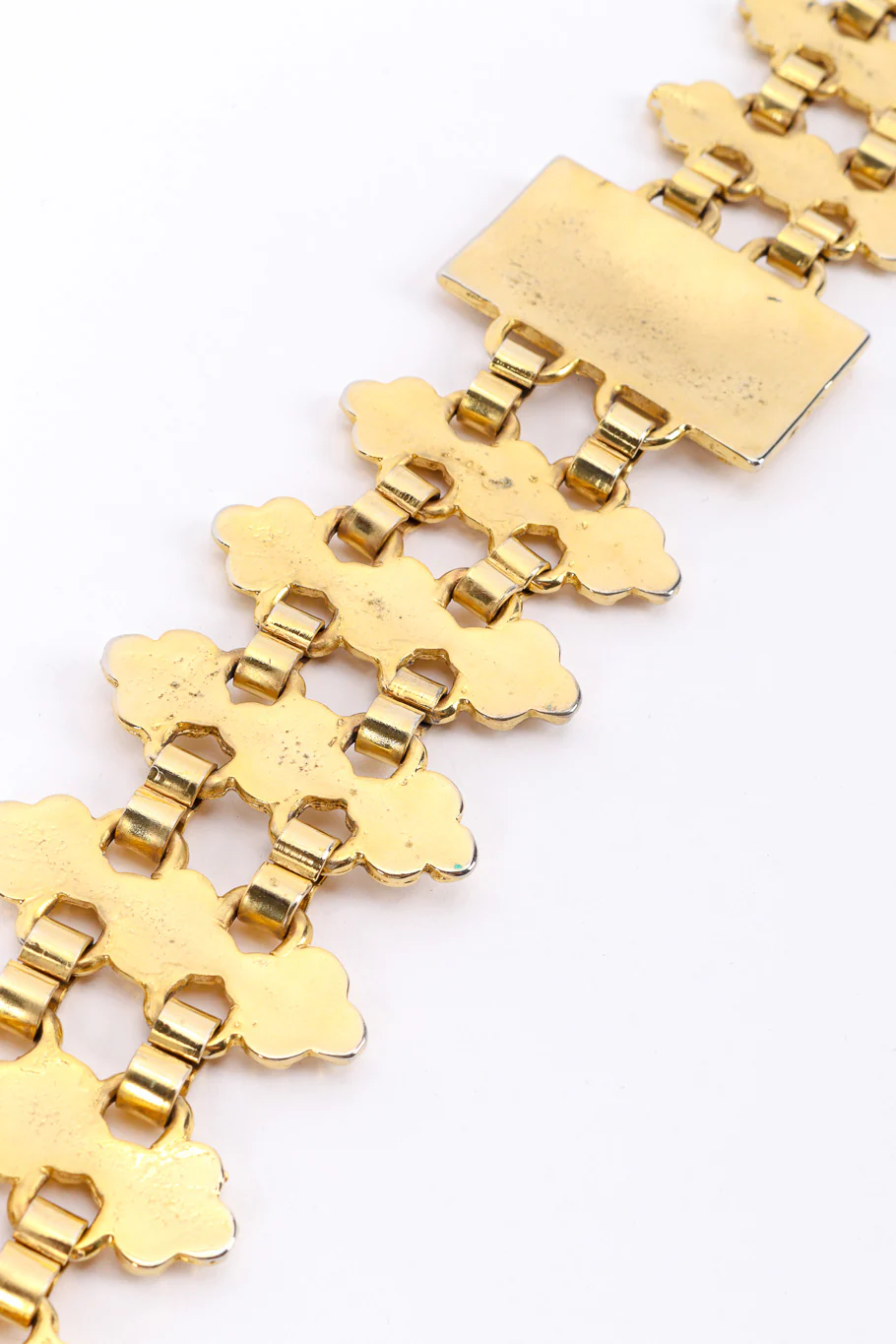 Floral Link Plate Belt - Image 10