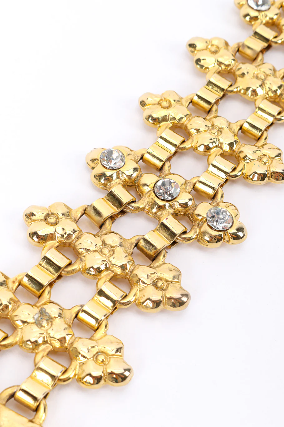 Floral Link Plate Belt - Image 5