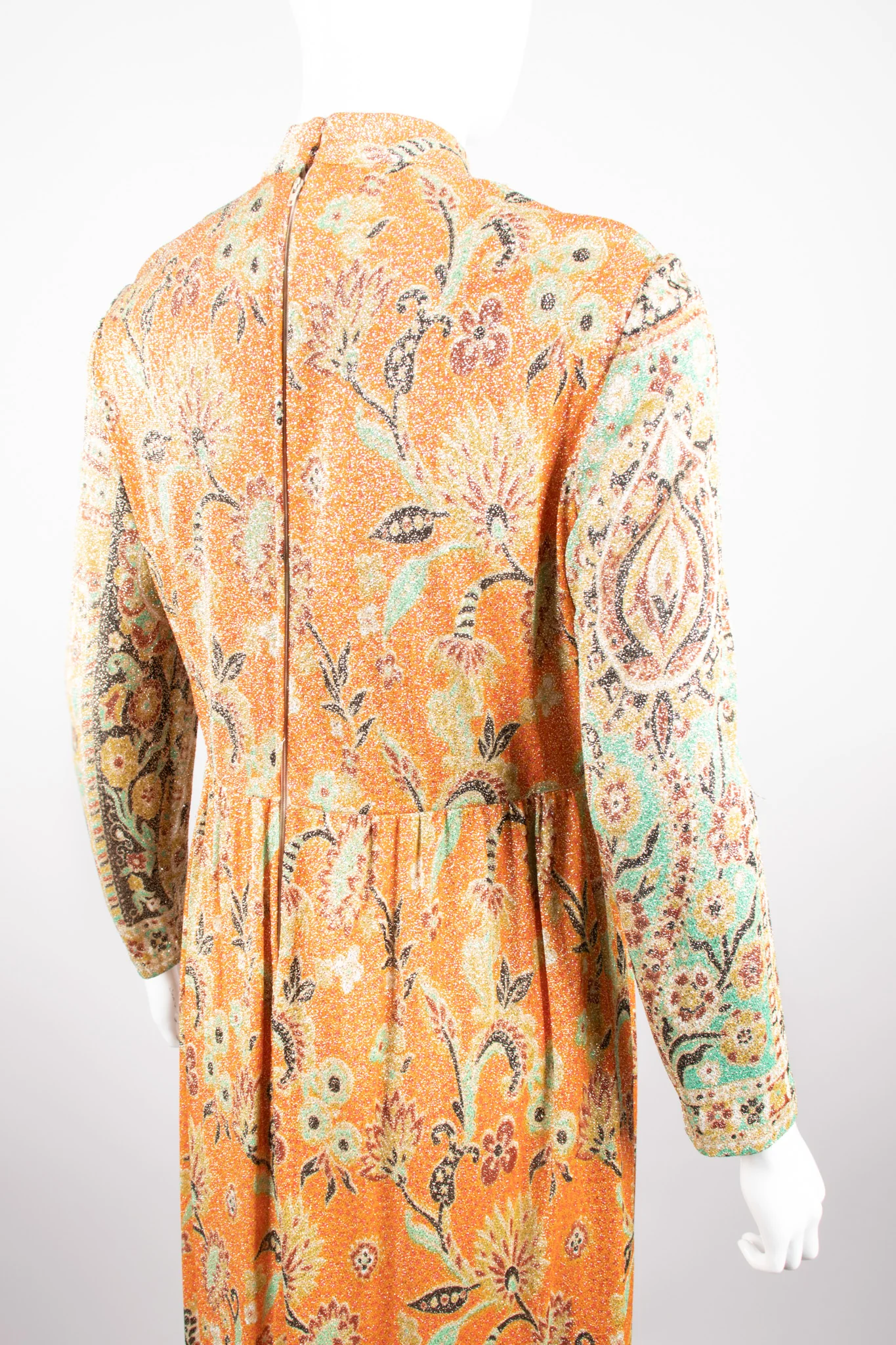 Floral Lurex Dress - Image 10