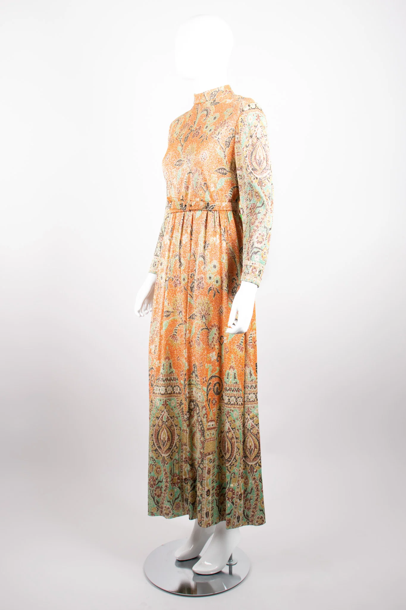 Floral Lurex Dress - Image 2