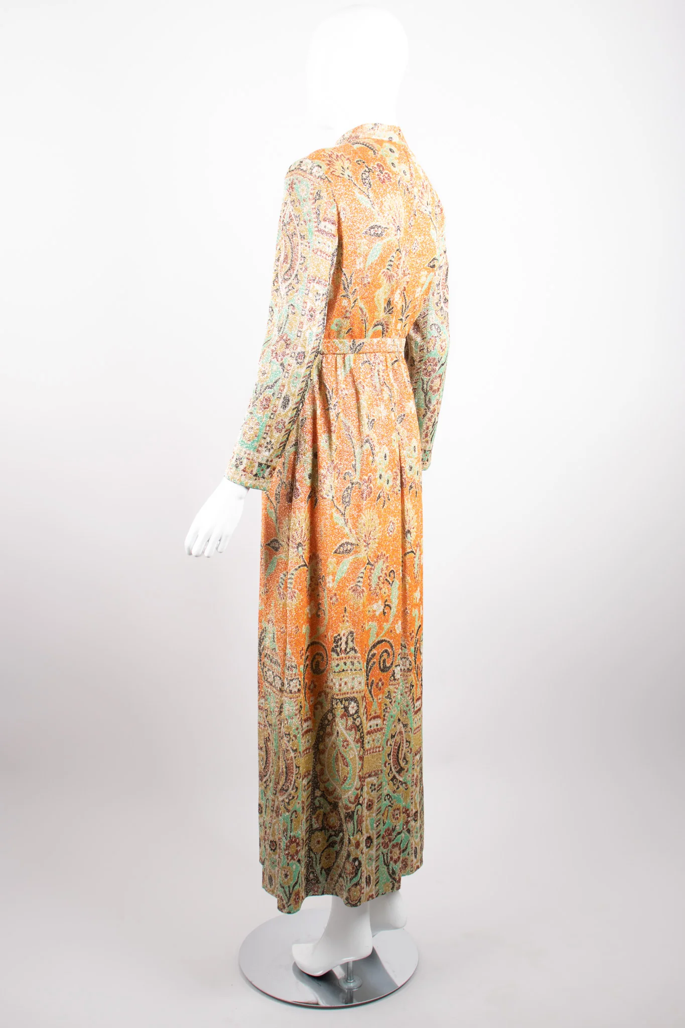 Floral Lurex Dress - Image 5